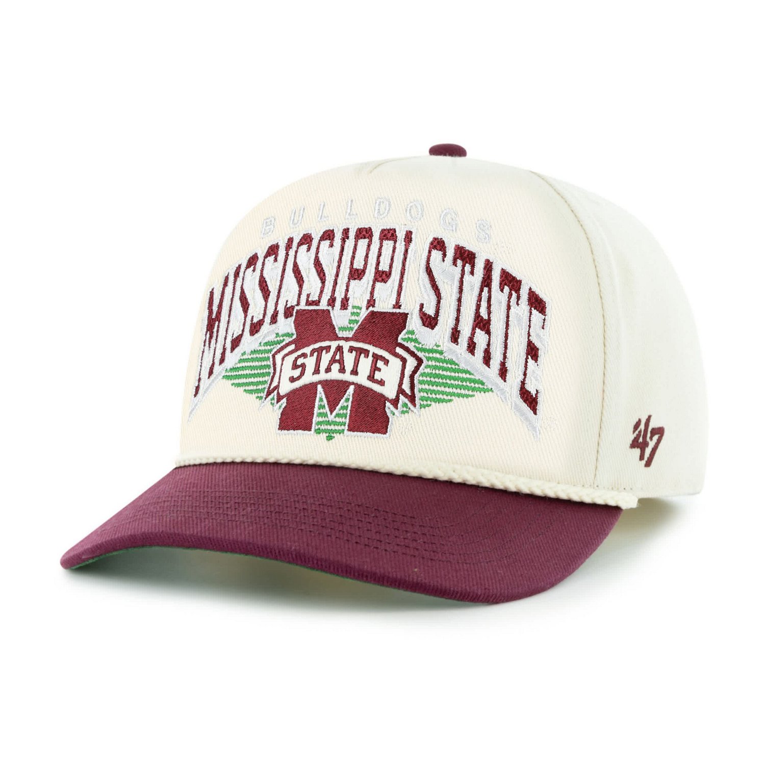 '47 Mississippi State Bulldogs Pomona Two-Tone Rope Hitch Adjustable Hat