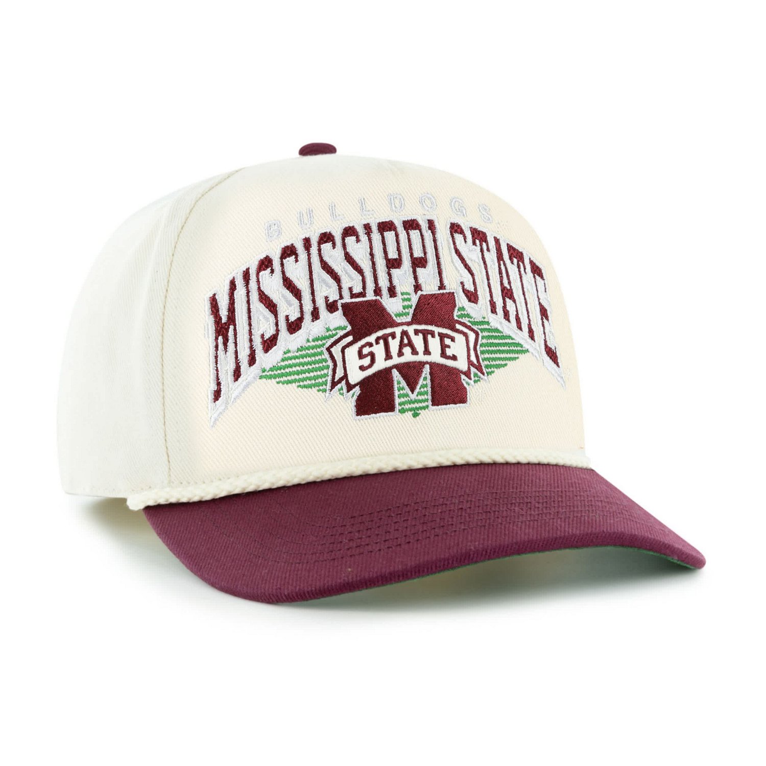'47 Mississippi State Bulldogs Pomona Two-Tone Rope Hitch Adjustable Hat - view number 2