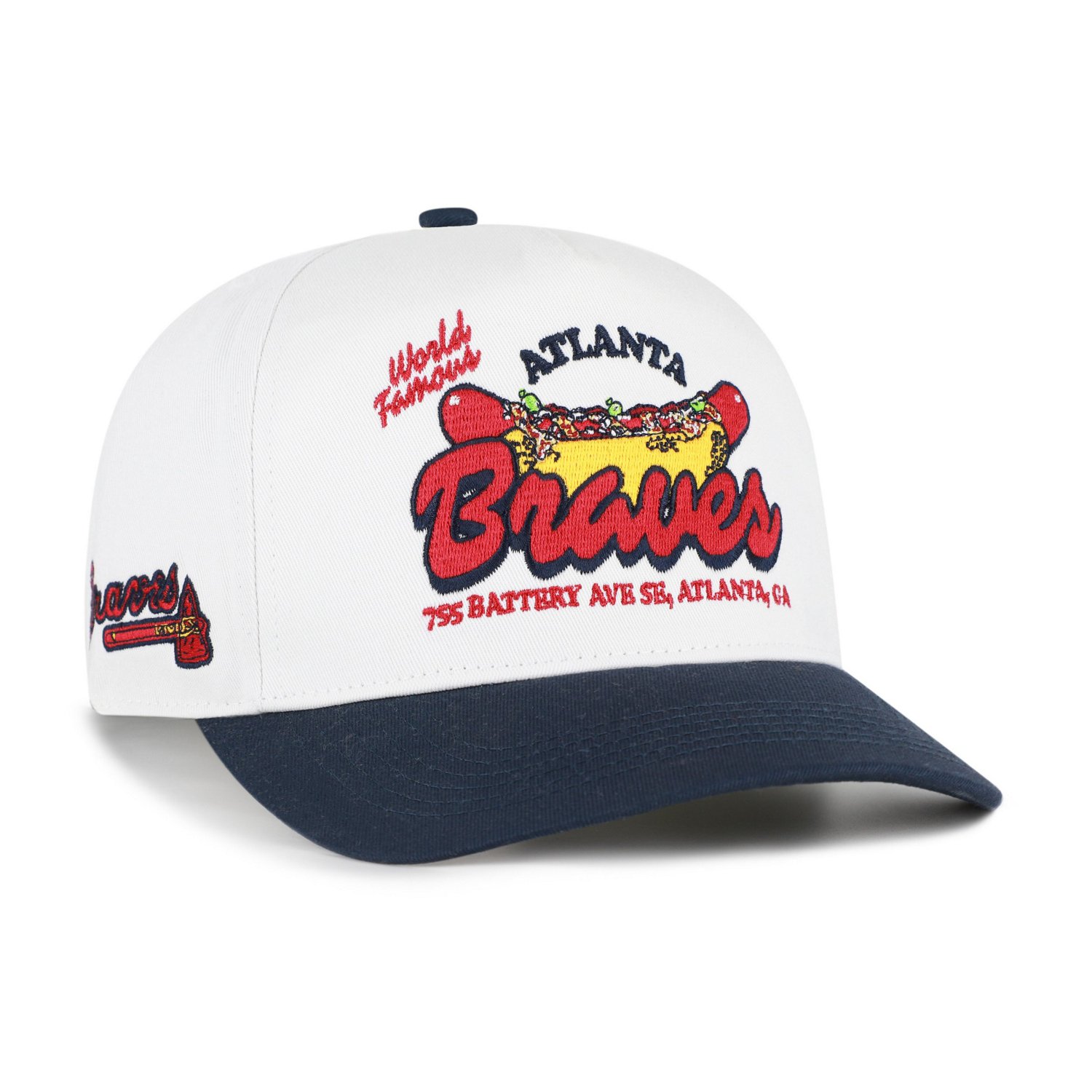 '47 Navy Atlanta Braves Glizzy Collection Hitch Adjustable Hat