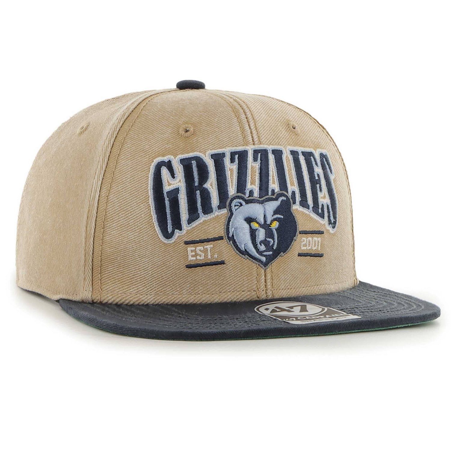 '47 Navy Memphis Grizzlies Chilmark Captain Snapback Hat                                                                         - view number 2