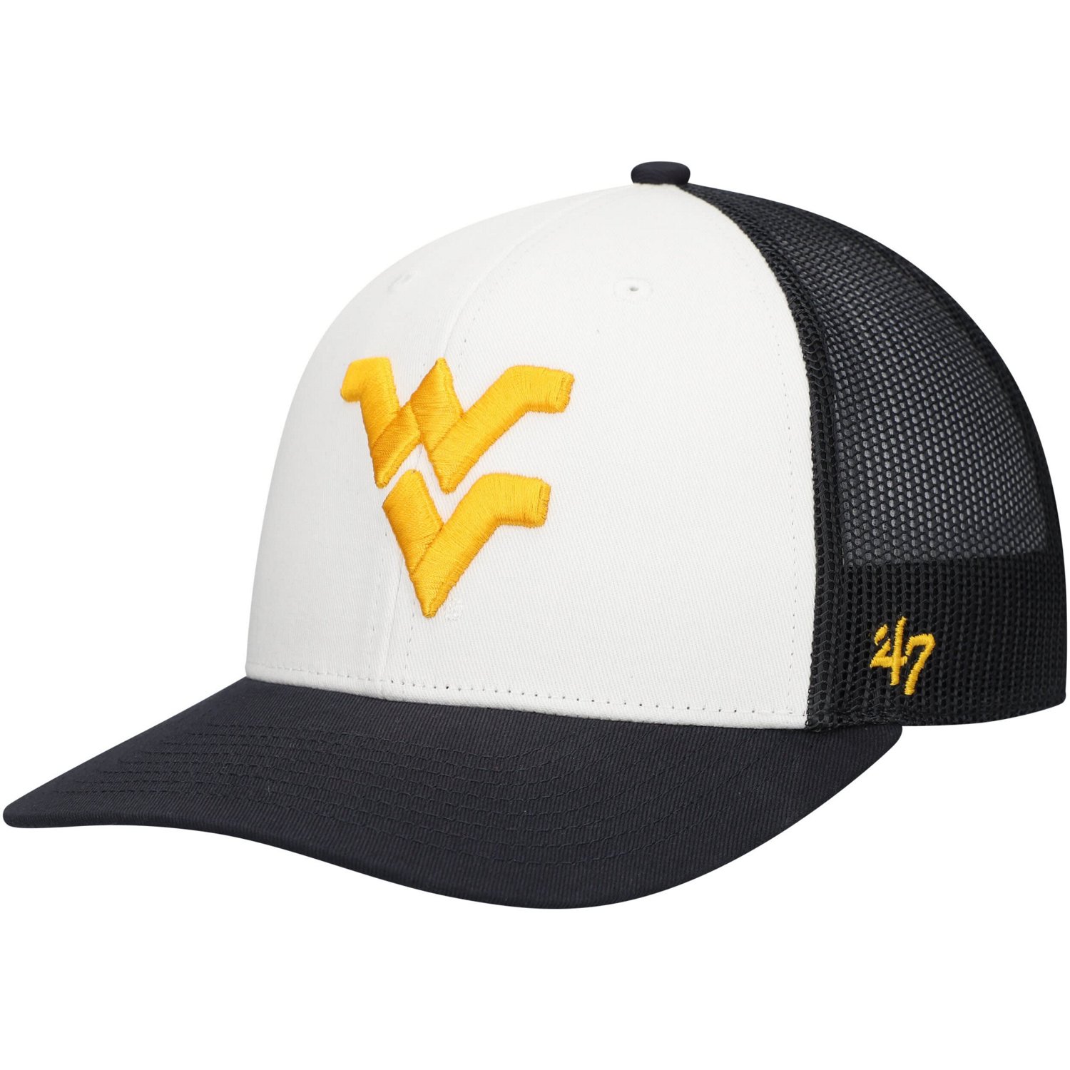 '47 /Navy West Virginia Mountaineers Freshman Trucker Adjustable Hat                                                             - view number 1