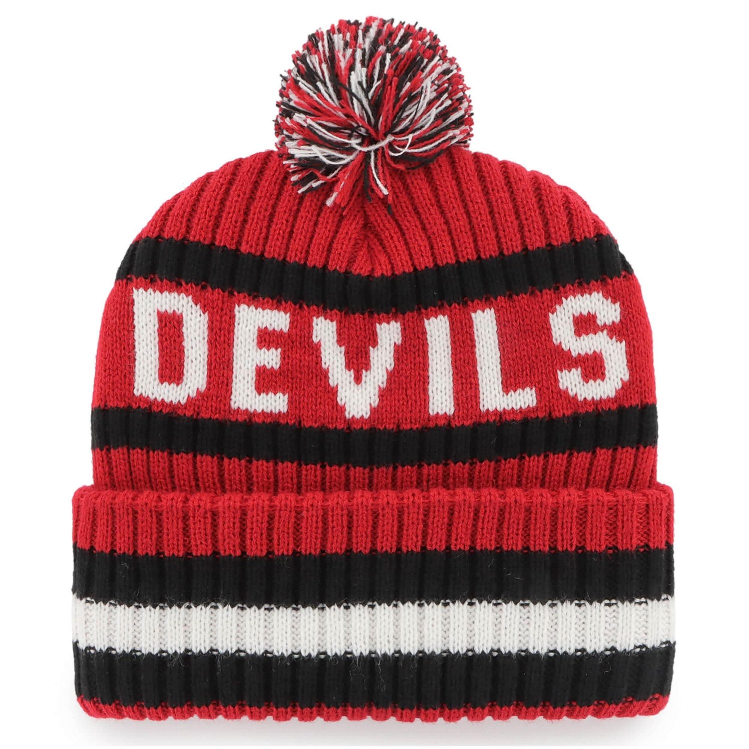 '47 New Jersey Devils Bering Cuffed Knit Hat with Pom - view number 2