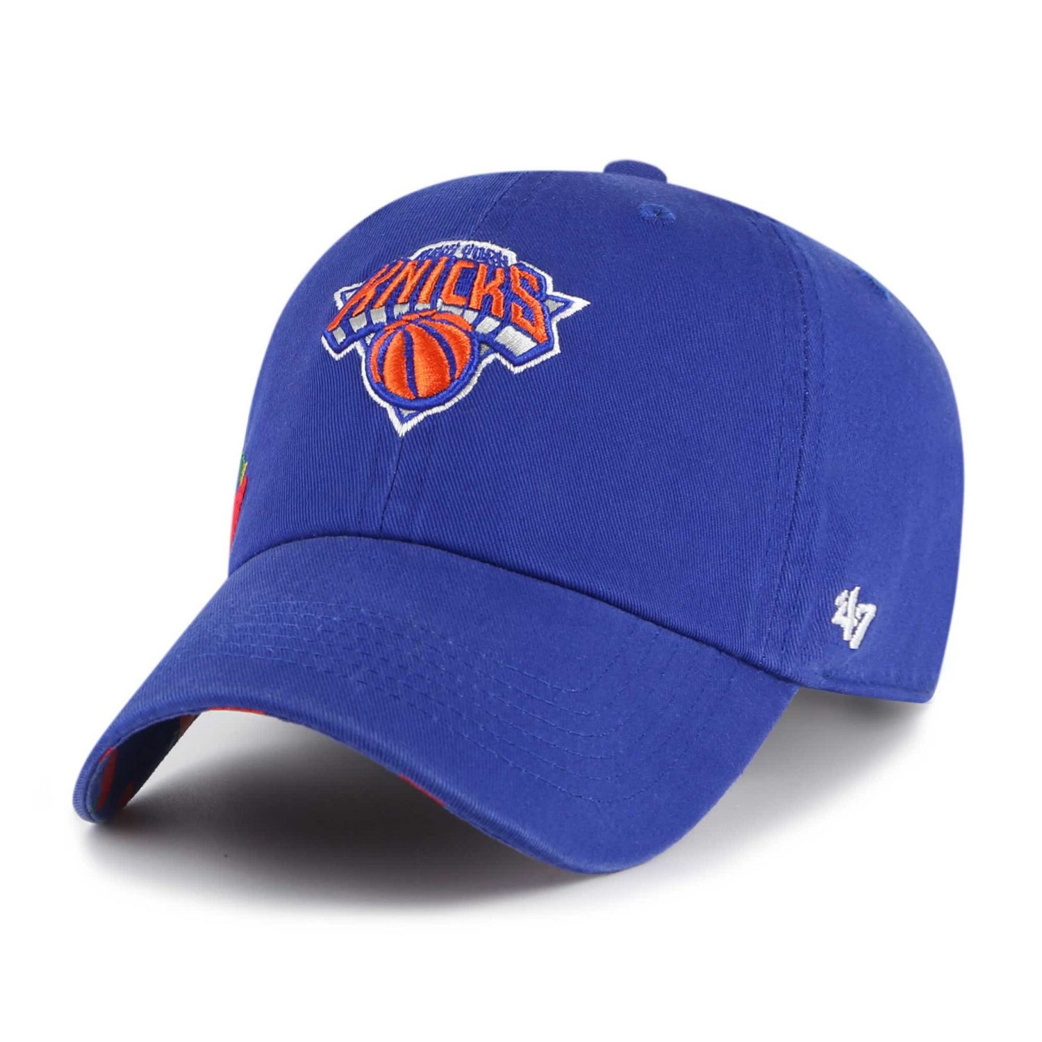 '47 New York Knicks Confetti Undervisor Clean Up Adjustable Hat - view number 2