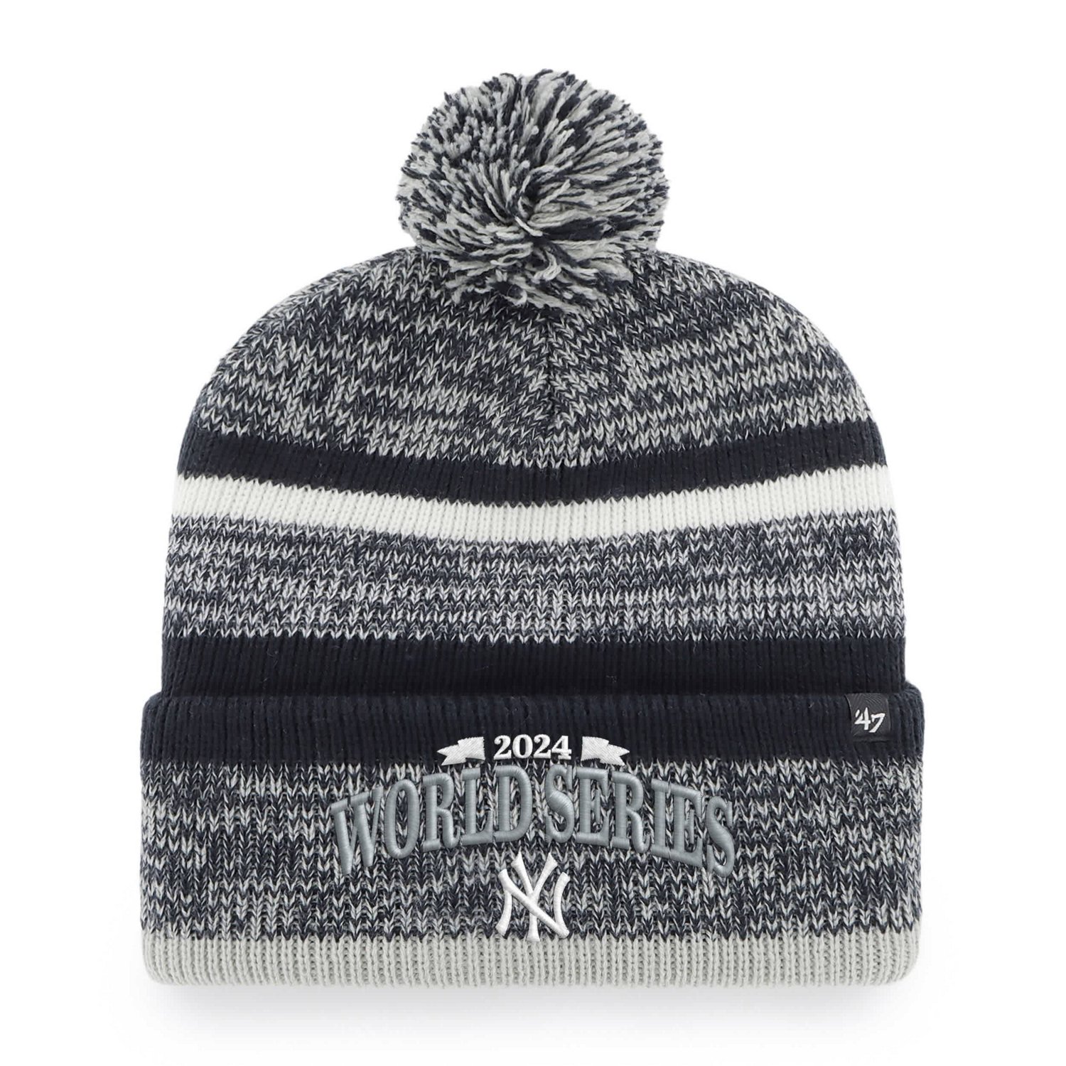 '47 New York Yankees 2024 American League Champions Northward Cuffed Knit Hat with Pom
