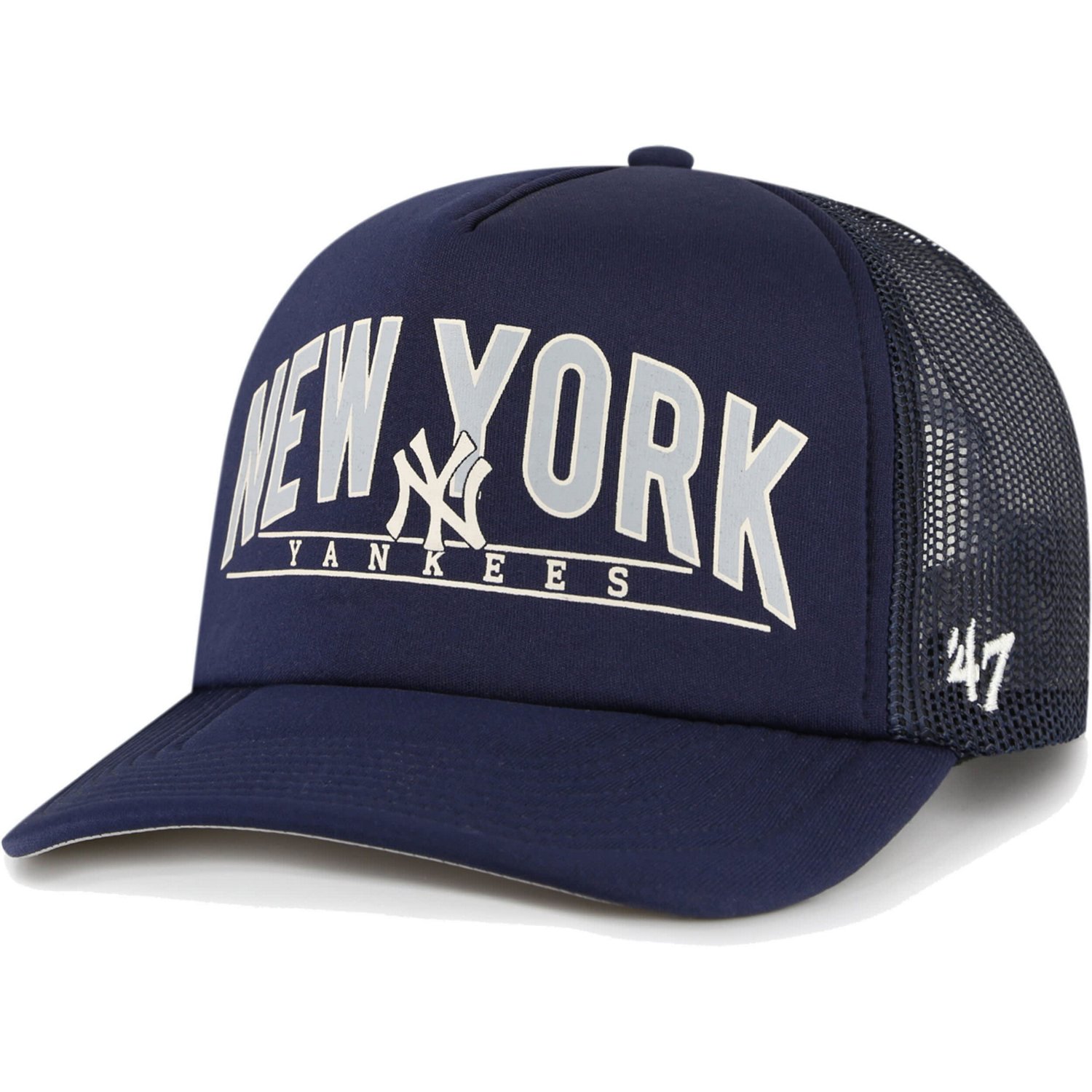 '47 New York Yankees Backhaul Foam Trucker Snapback Hat