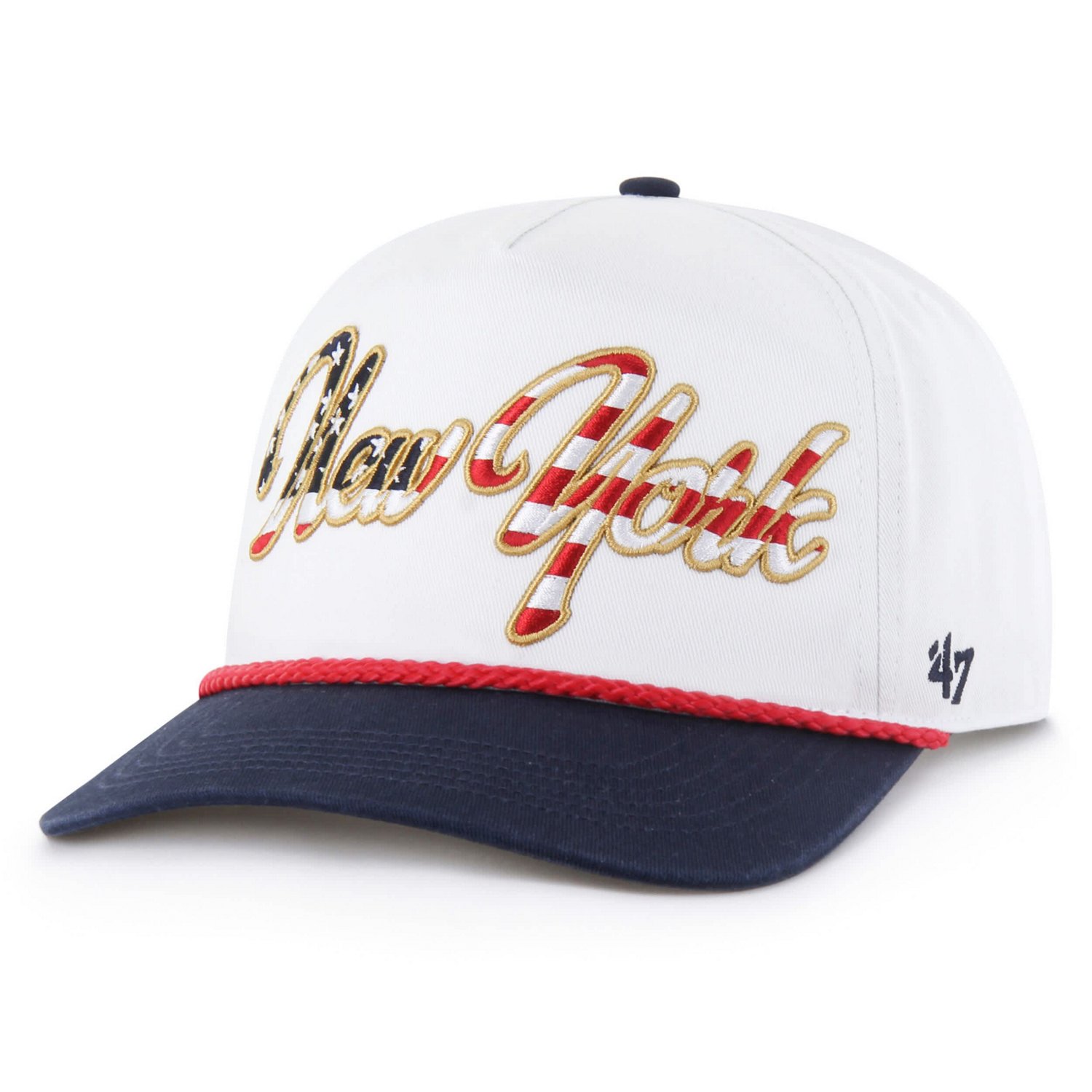 '47 New York Yankees Patriotic Overhand Hitch Adjustable Hat - view number 1