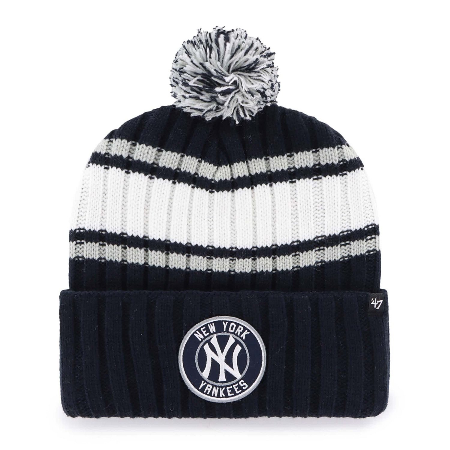 '47 New York Yankees Plateau Cuffed Knit Hat with Pom