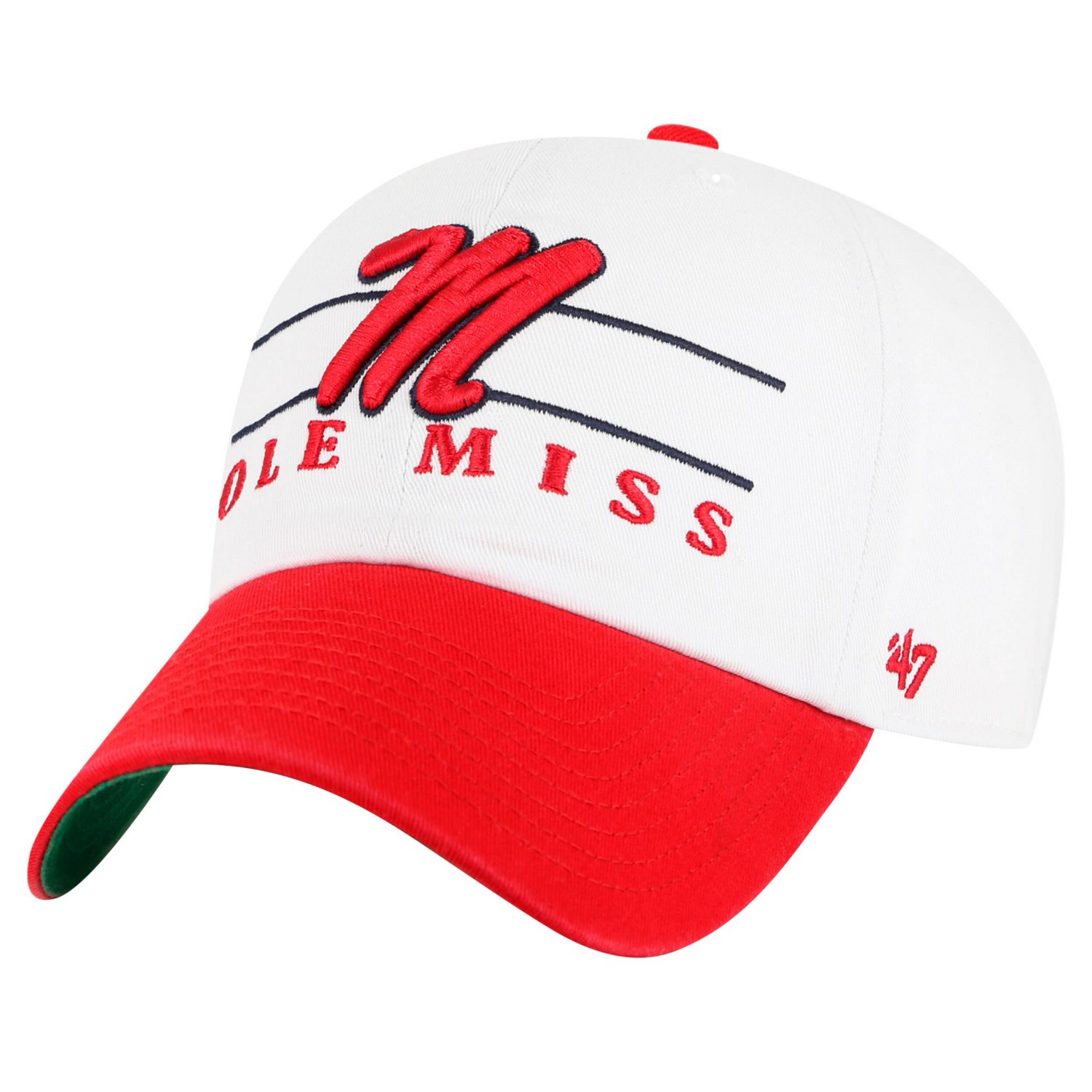 '47 Ole Miss Rebels Gridiron Clean Up Adjustable Hat - view number 1