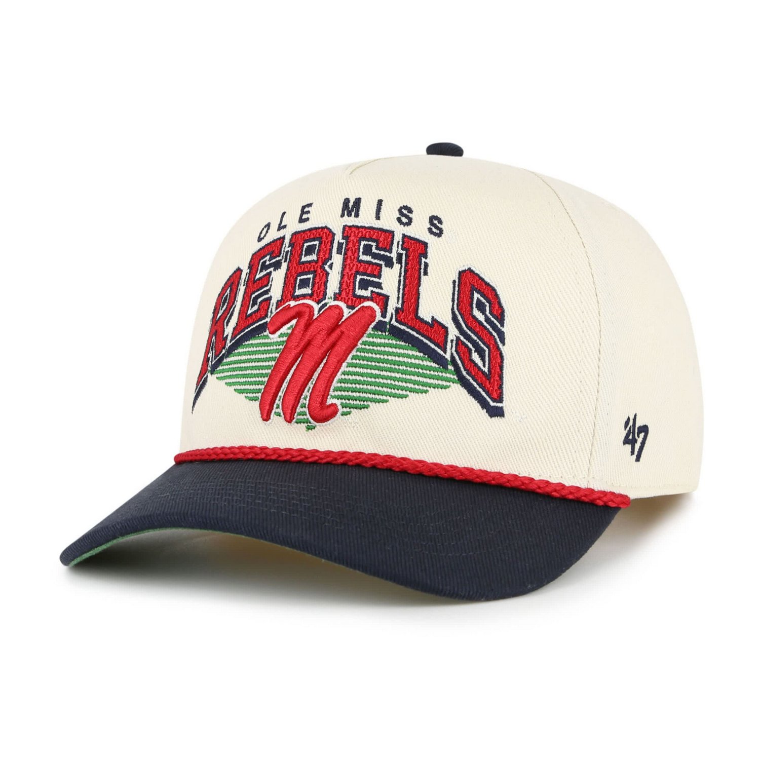 '47 Ole Miss Rebels Pomona Two-Tone Rope Hitch Adjustable Hat