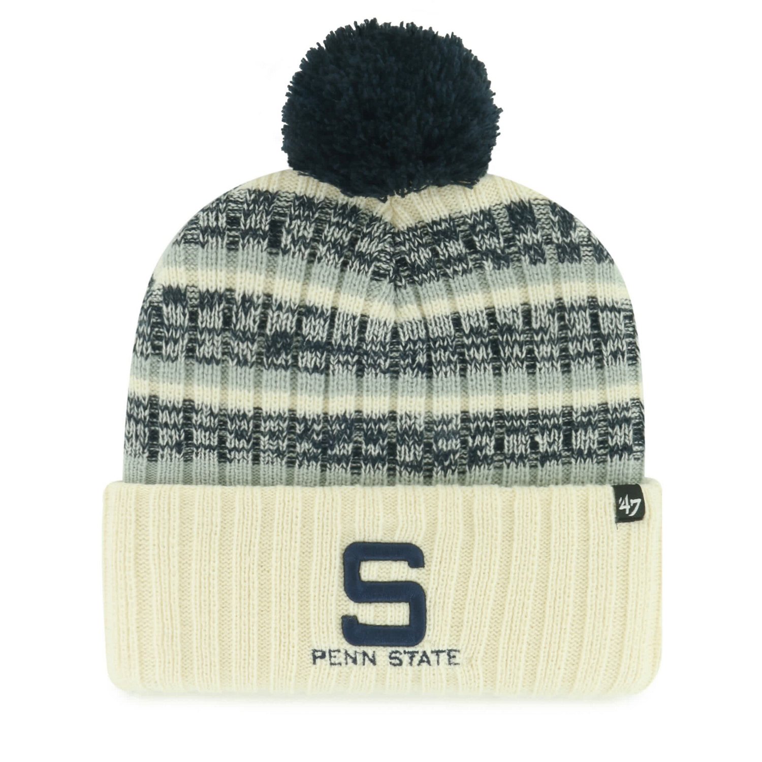 '47 Penn State Nittany Lions Vintage Tavern Cuffed Knit Hat with Pom