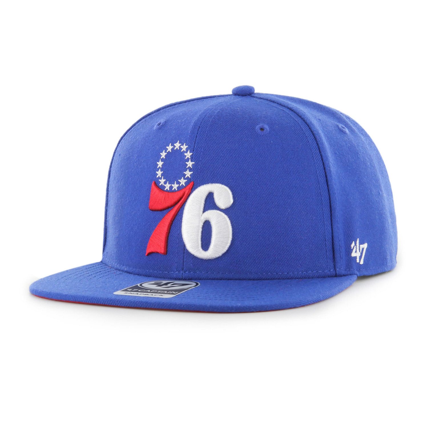 '47 Philadelphia 76ers Sure Shot Captain Snapback Hat - view number 2