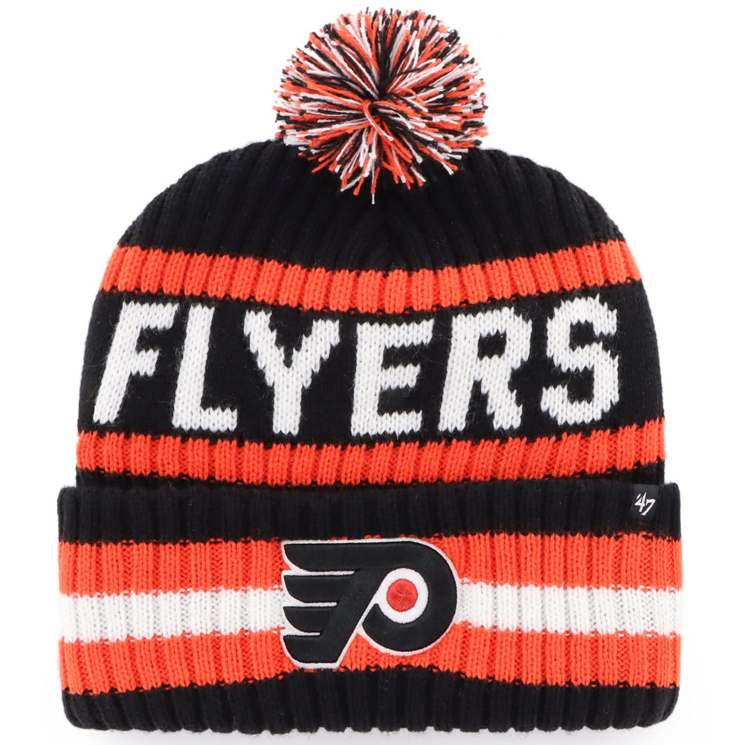 '47 Philadelphia Flyers Bering Cuffed Knit Hat with Pom