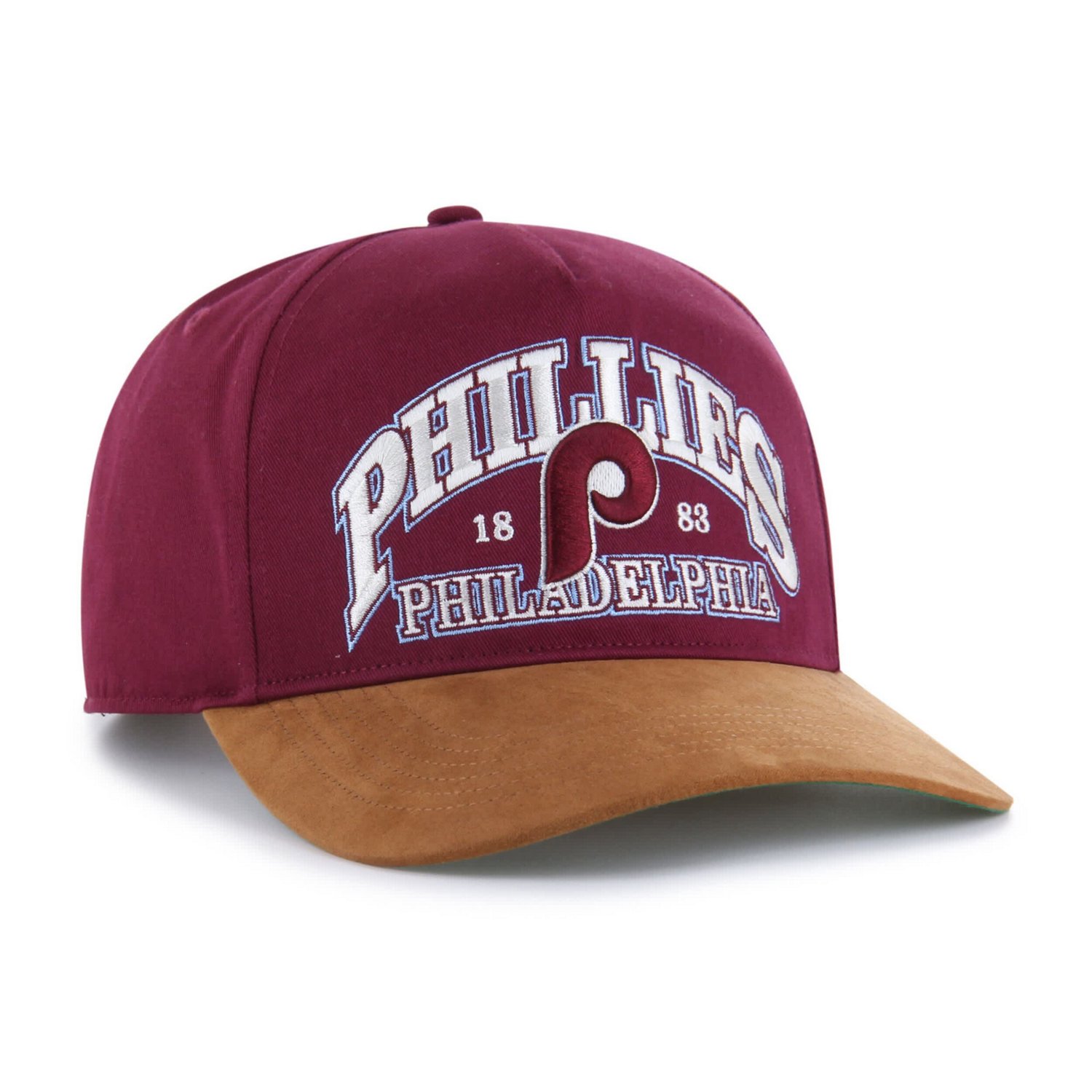 '47 Philadelphia Phillies Cooperstown Break Wood Suede Hitch Adjustable Hat - view number 2