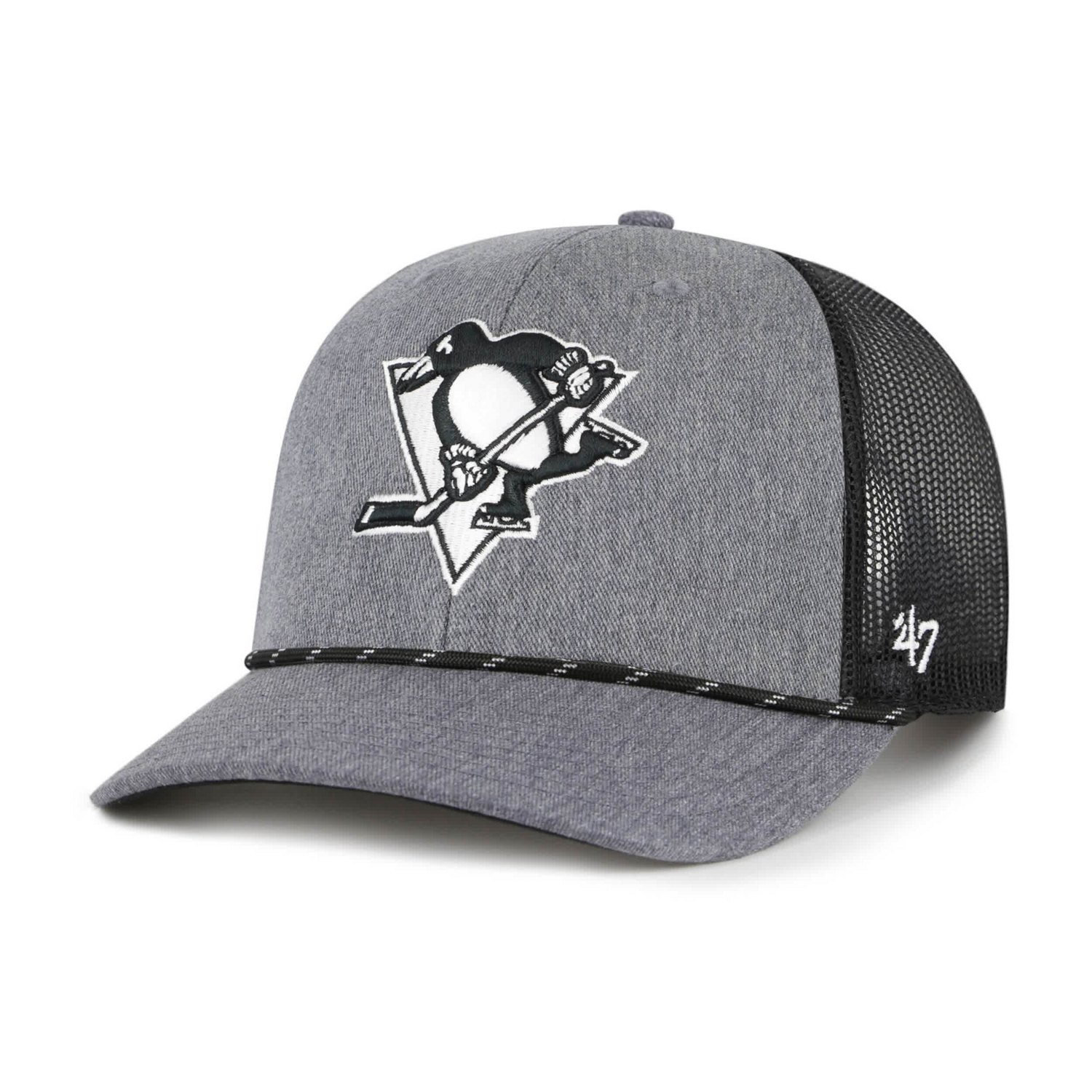 '47 Pittsburgh Penguins Rope Trucker Adjustable Hat