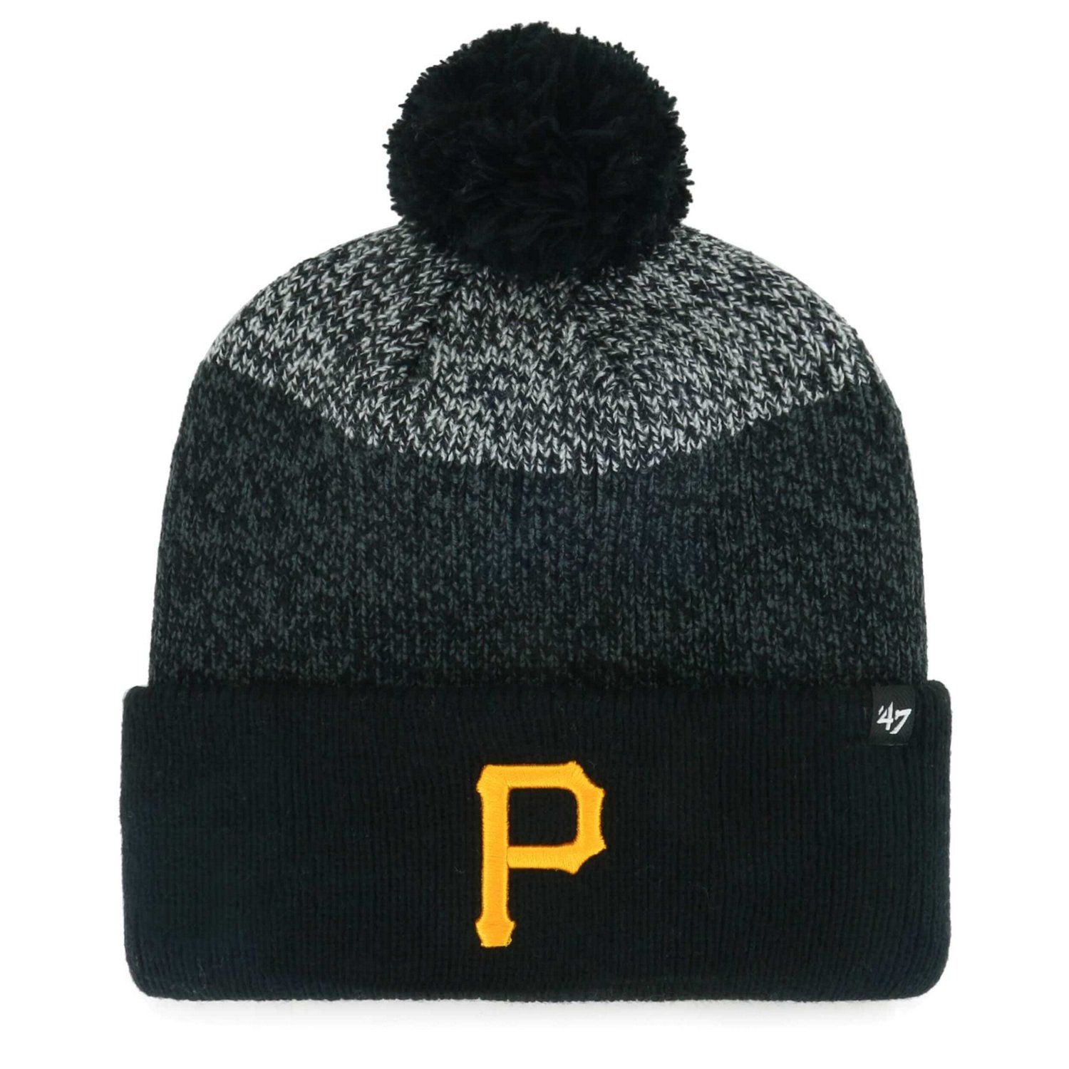 '47 Pittsburgh Pirates Darkfreeze Cuffed Knit Hat with Pom