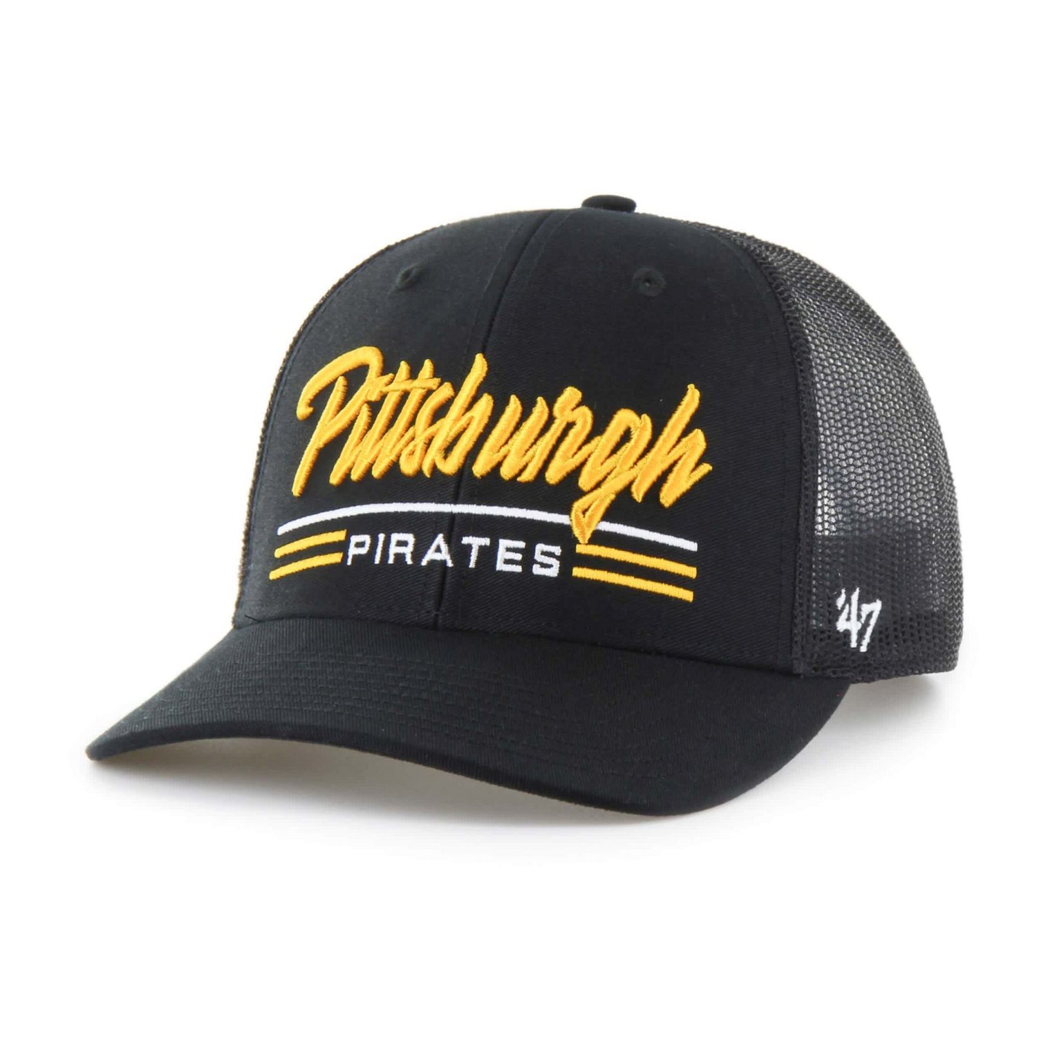 '47 Pittsburgh Pirates Garner Trucker Adjustable Hat