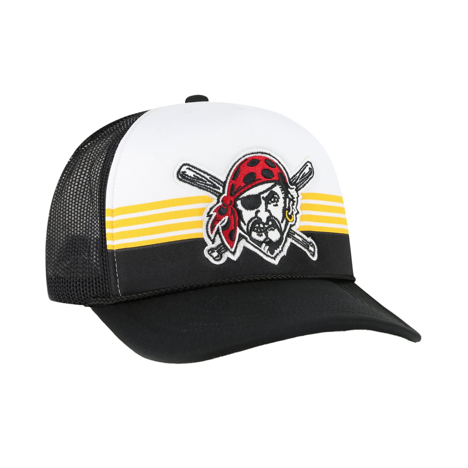 '47 Pittsburgh Pirates Lift Off Foam Front Mesh Trucker Adjustable Hat