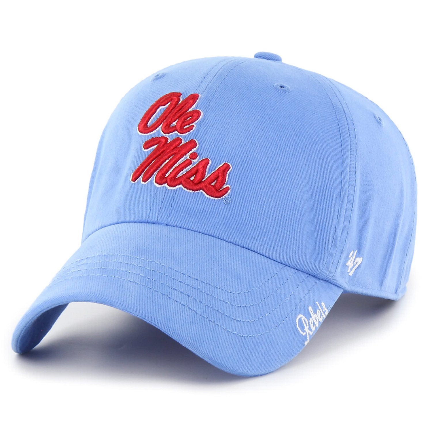 '47 Powder Ole Miss Rebels Miata Clean Up Adjustable Hat                                                                         - view number 1