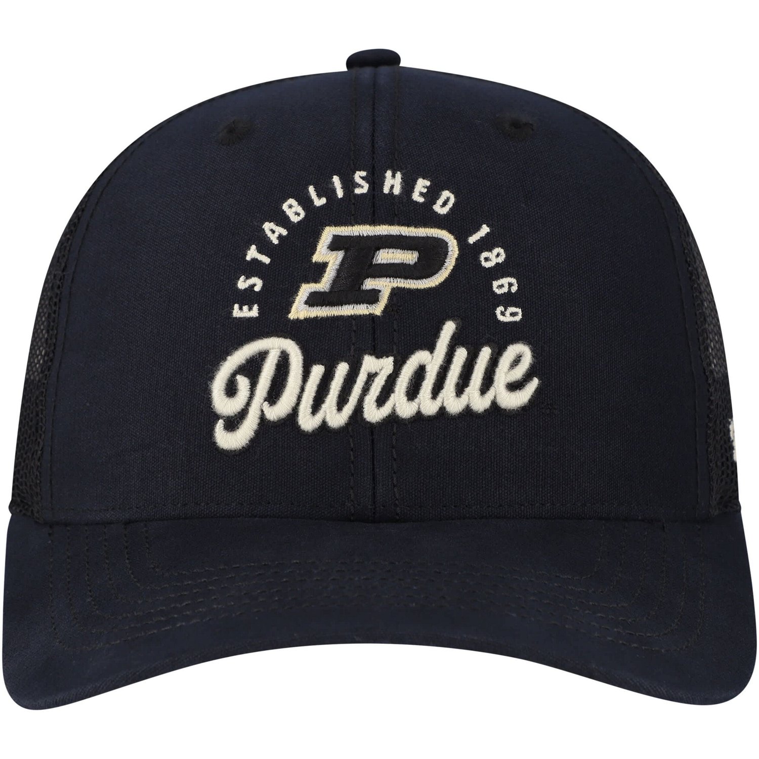 '47 Purdue Boilermakers Pitstop Trucker Adjustable Hat - view number 2