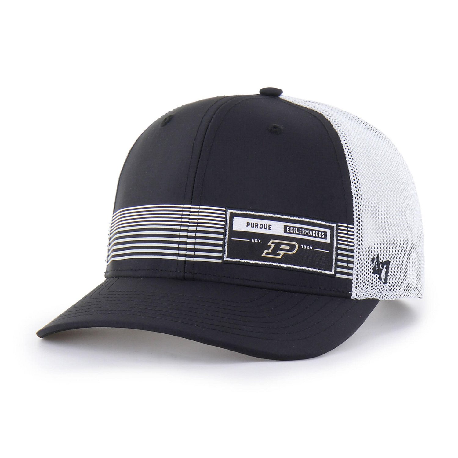 '47 Purdue Boilermakers Rangefinder brrr Trucker Adjustable Hat - view number 1