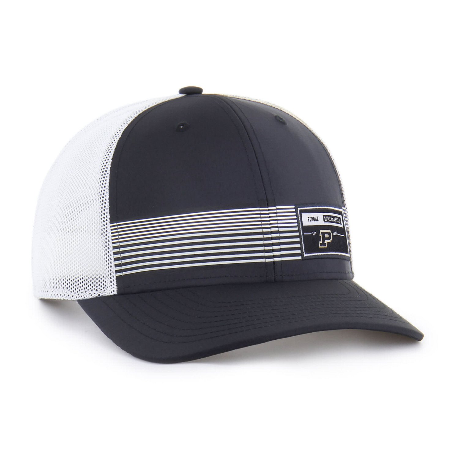 '47 Purdue Boilermakers Rangefinder brrr Trucker Adjustable Hat - view number 2