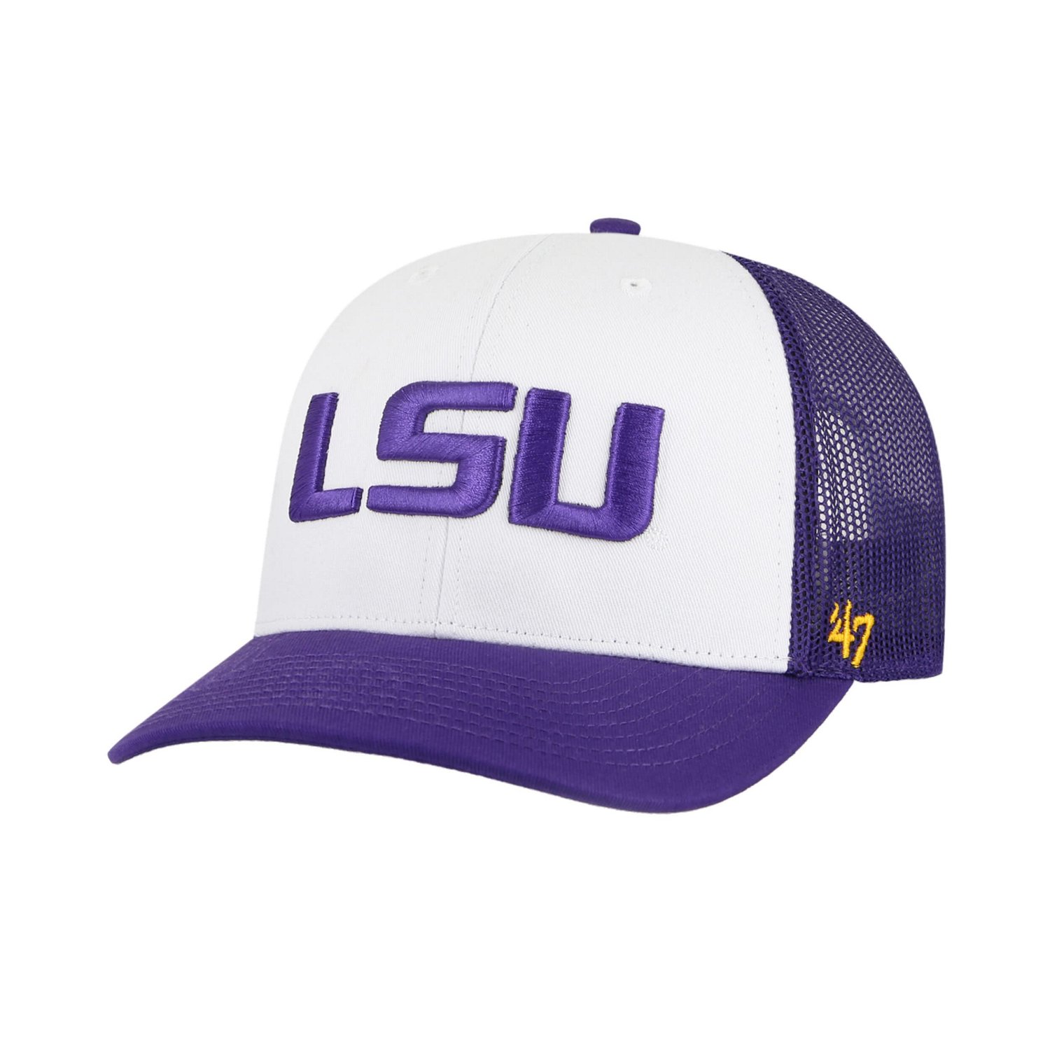 '47 /Purple LSU Tigers Freshman Trucker Adjustable Hat                                                                           - view number 1