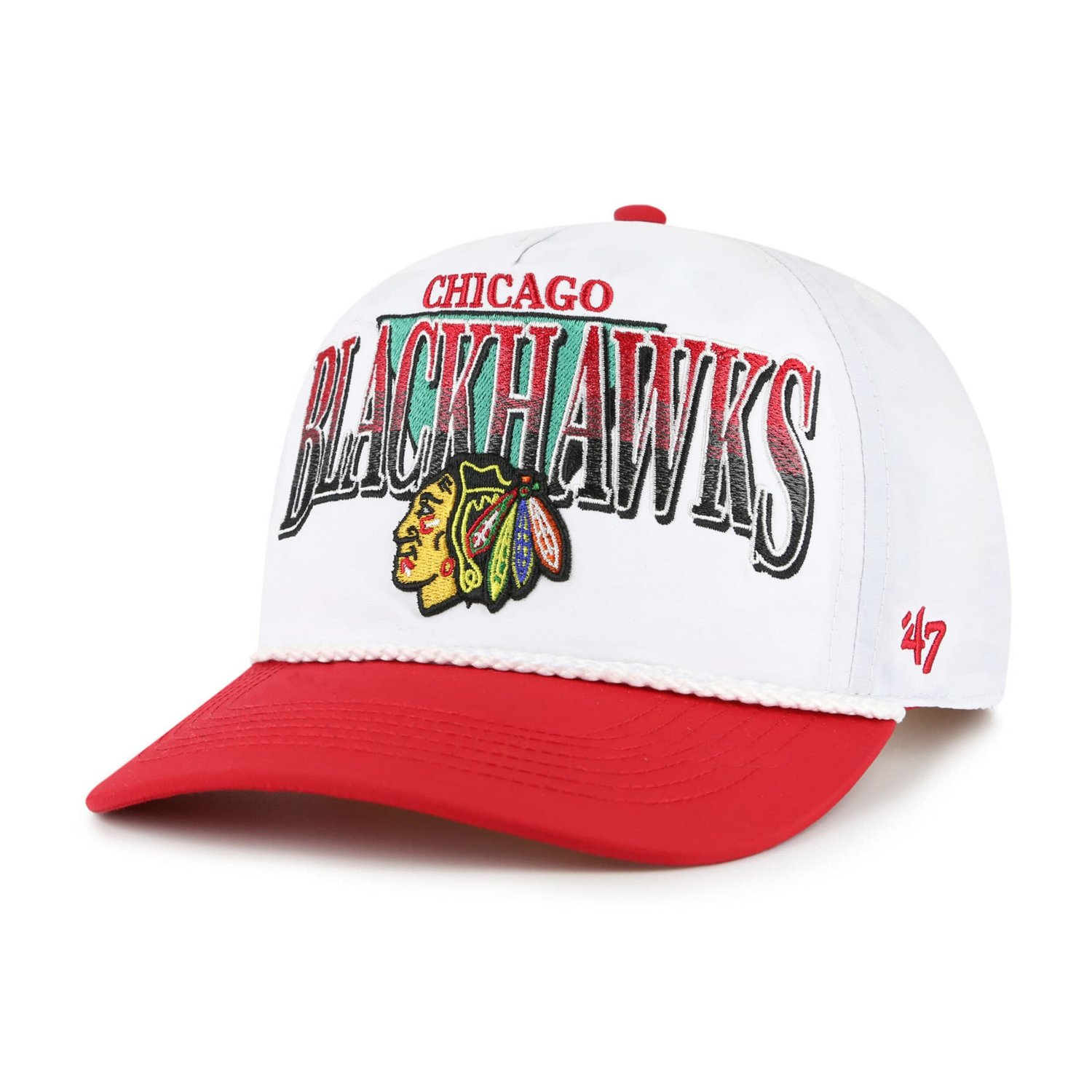'47 Red Chicago Blackhawks Tribute Hitch Adjustable Hat