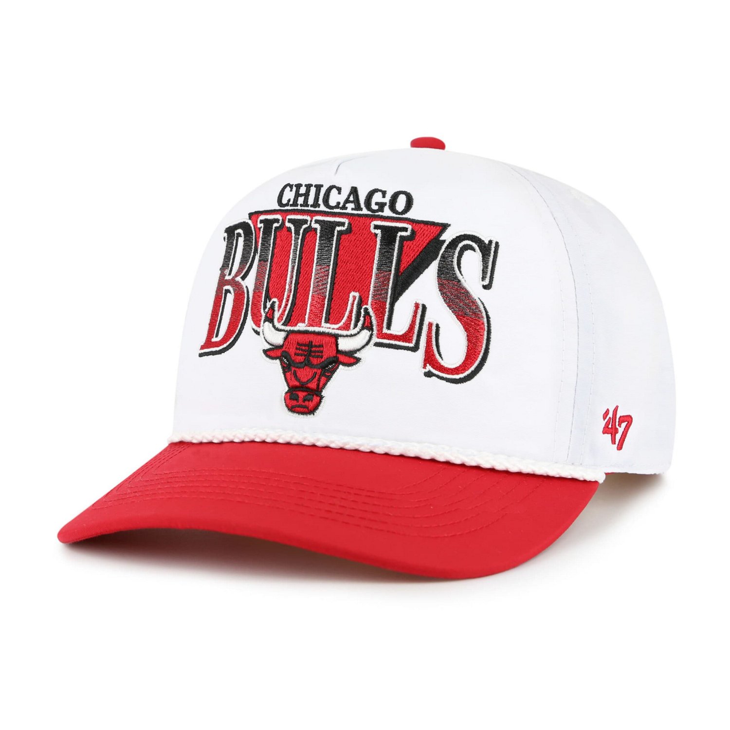 '47 Red Chicago Bulls Tribute Two-Tone Hitch Adjustable Hat - view number 1