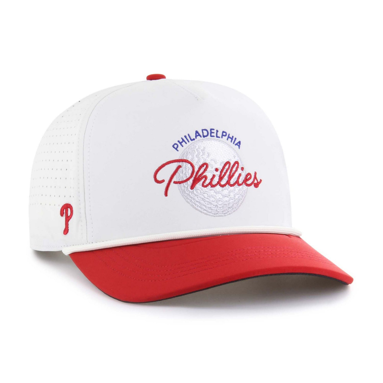 '47 Red Philadelphia Phillies Gimmie Golf Hitch Rope Adjustable Hat