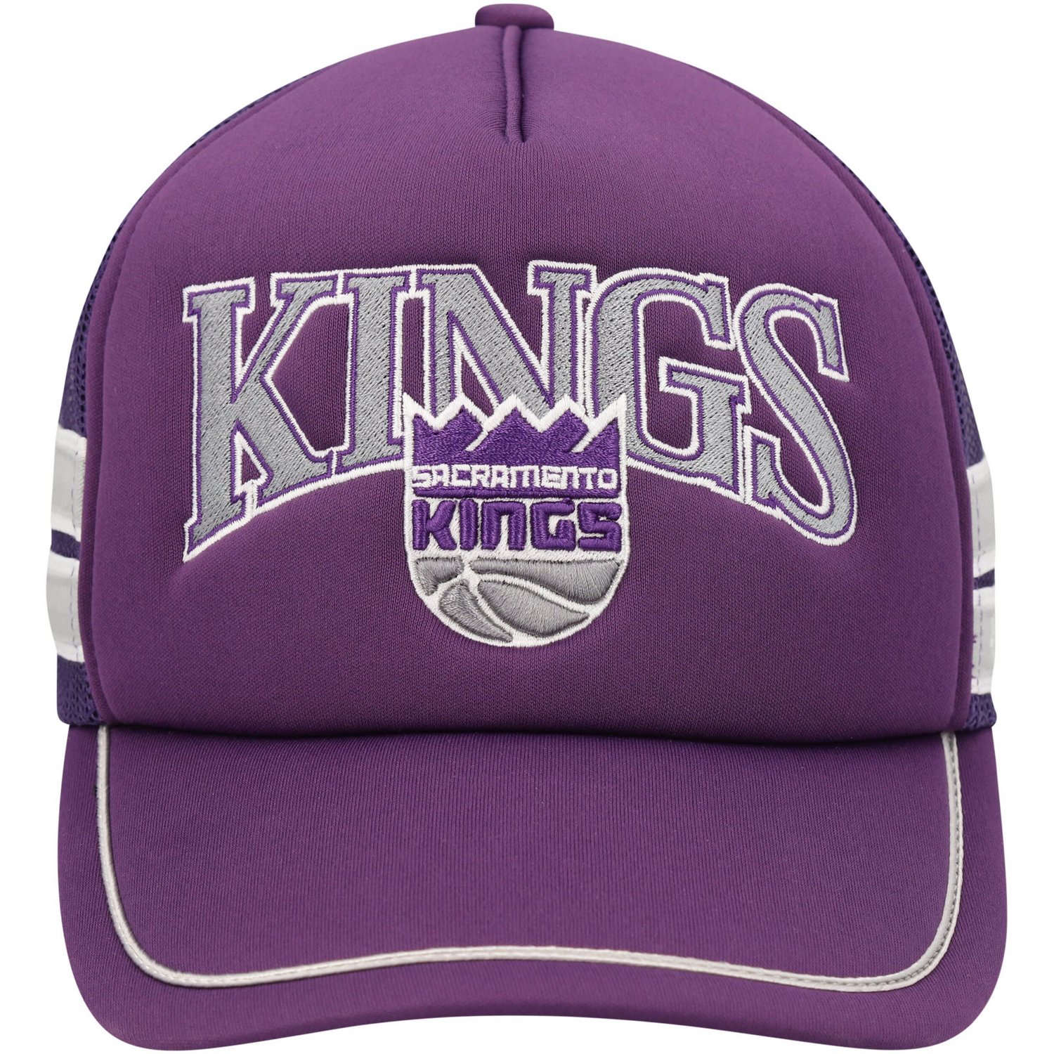 '47 Sacramento Kings Sidebrand Stripes Trucker Adjustable Hat                                                                    - view number 2