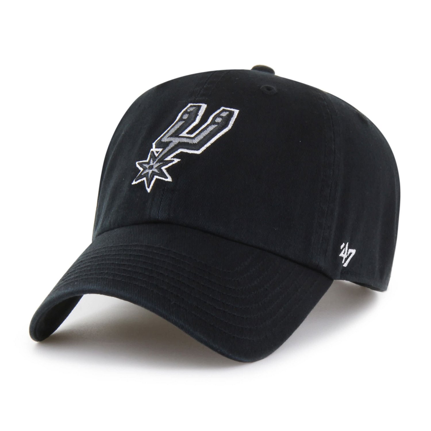 '47 San Antonio Spurs Primary Logo Clean Up Adjustable Hat