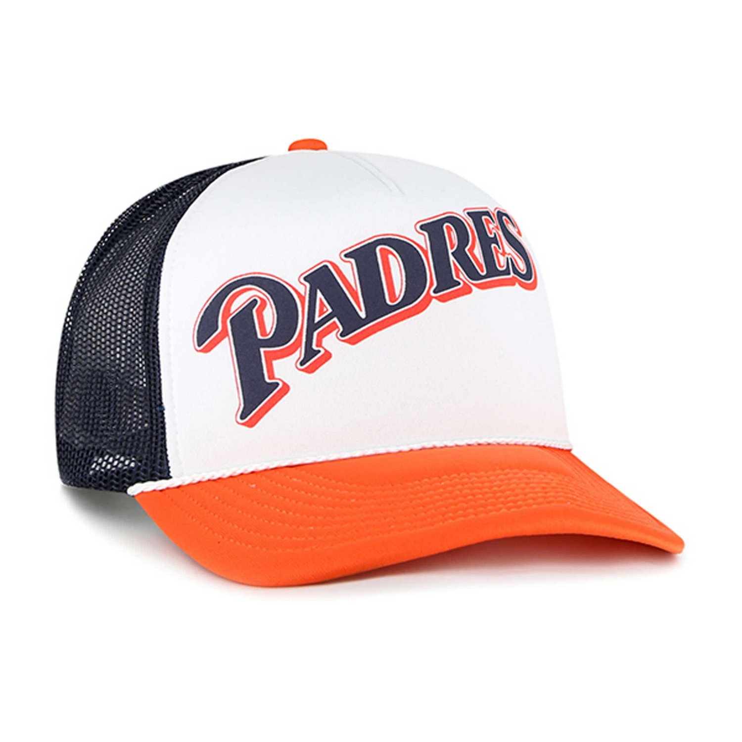 '47 San Diego Padres Foam Front Script Trucker Snapback Hat                                                                      - view number 2