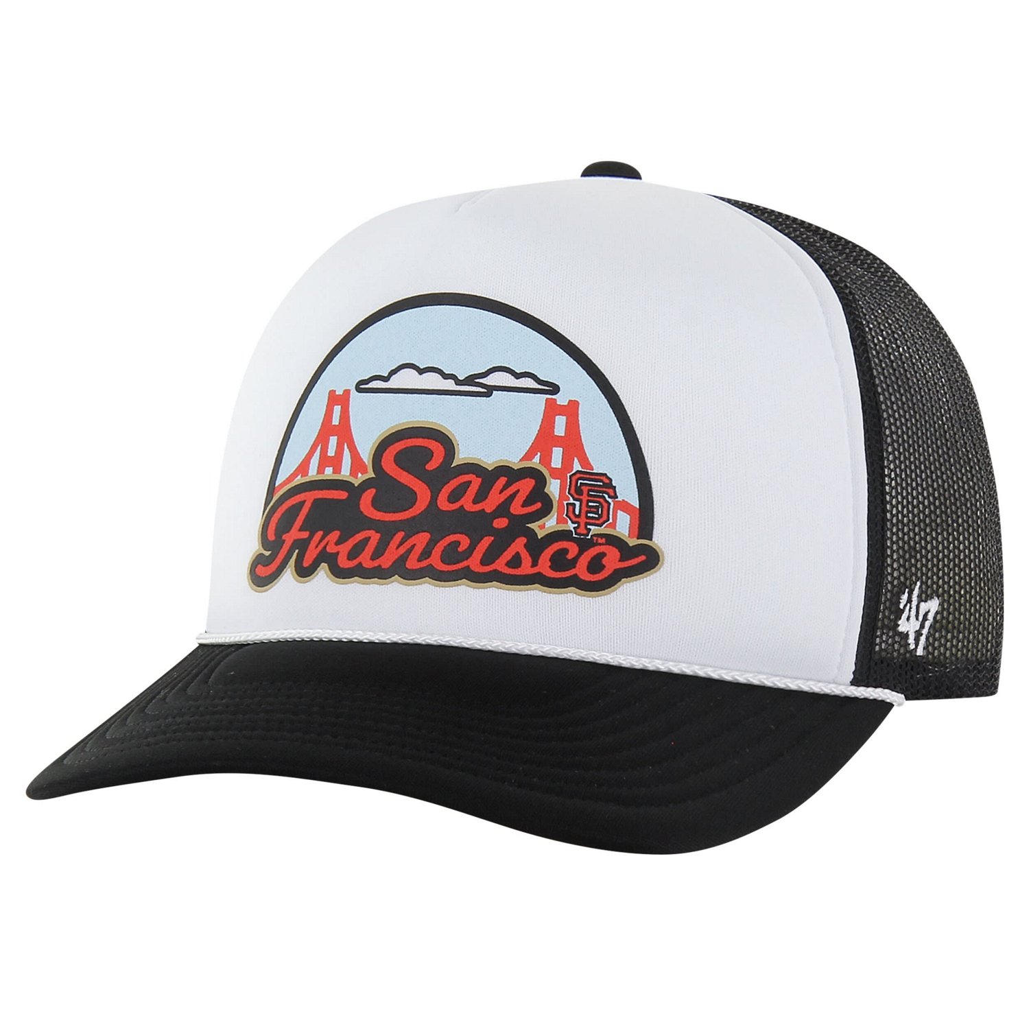 '47 San Francisco Giants Retro Region Foam Trucker Adjustable Hat