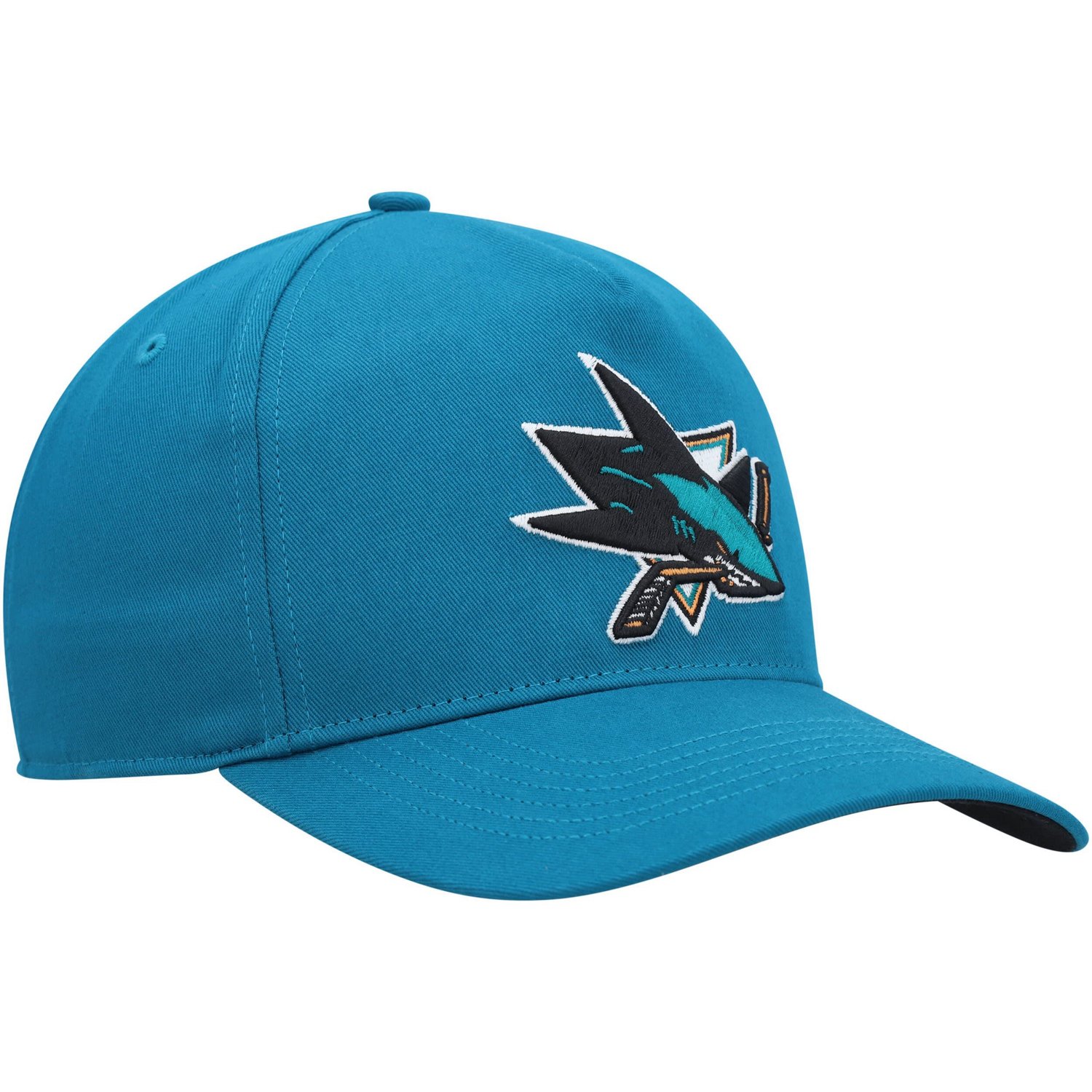 '47 San Jose Sharks Primary Hitch Snapback Hat - view number 3