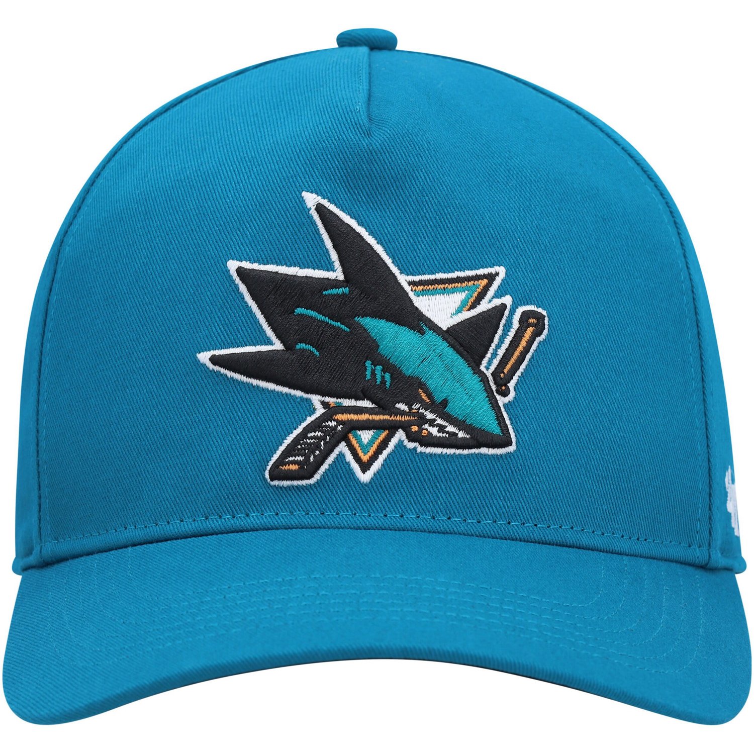 '47 San Jose Sharks Primary Hitch Snapback Hat - view number 2