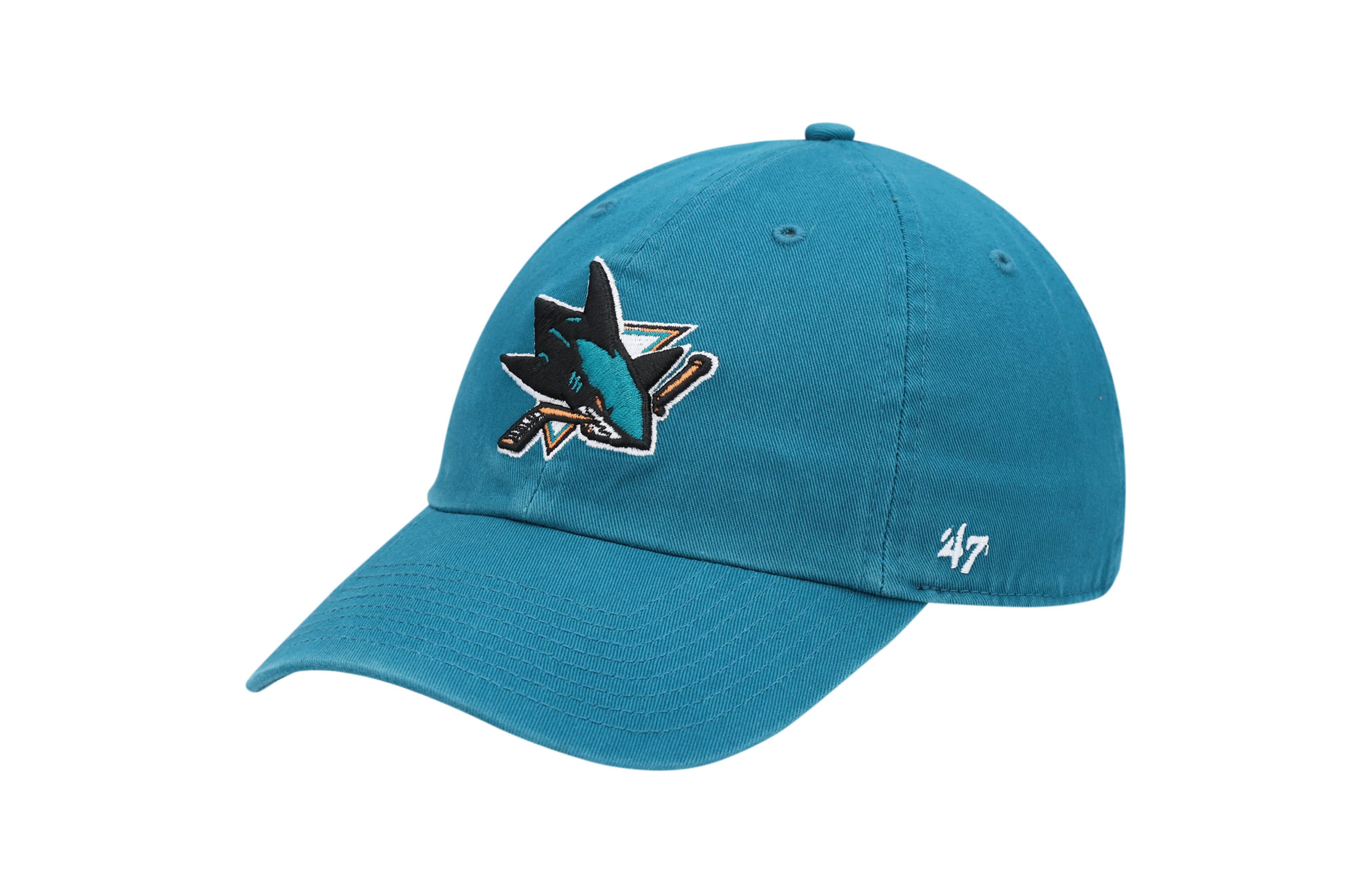 '47 San Jose Sharks Team Clean Up Adjustable Hat