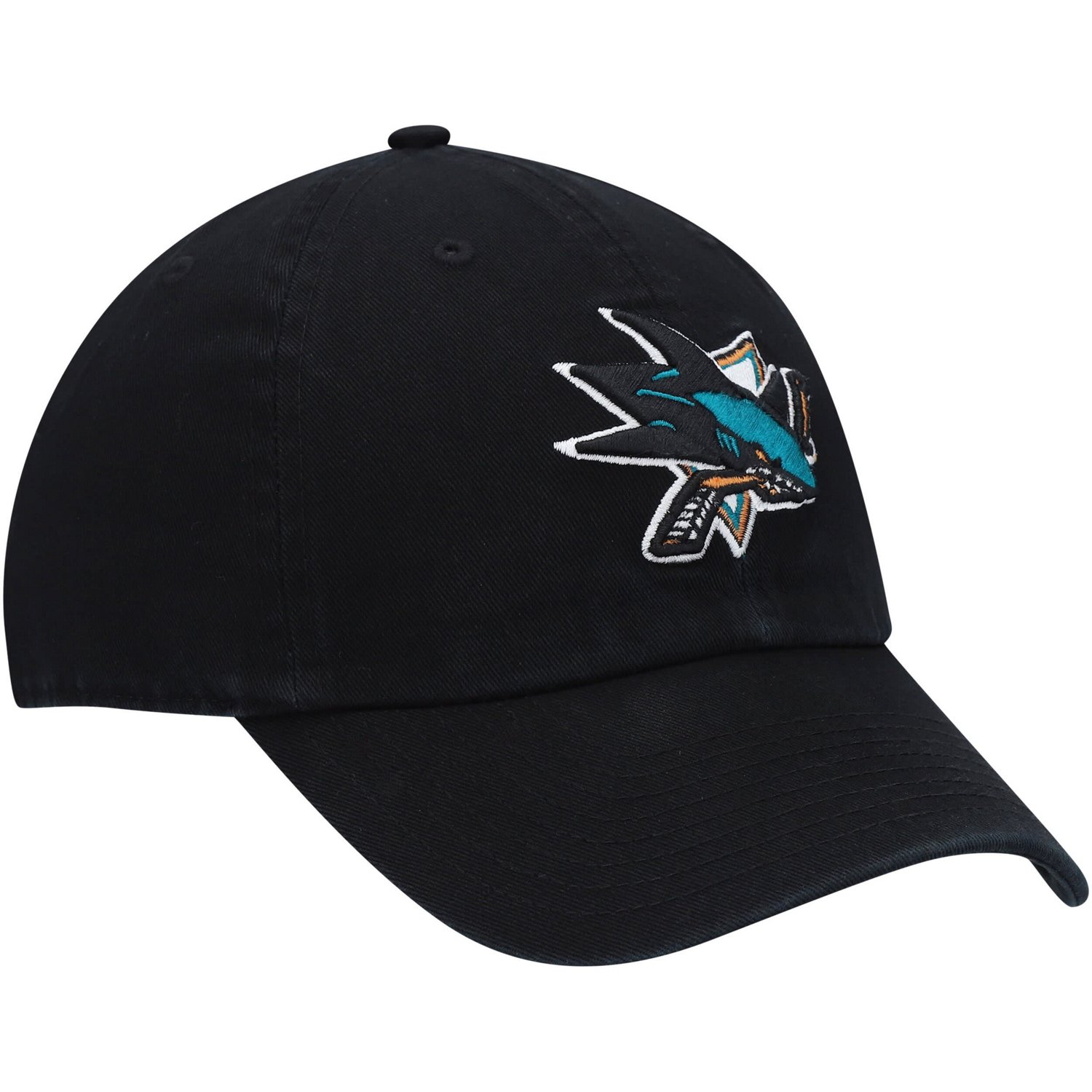 '47 San Jose Sharks Team Logo Clean Up Adjustable Hat                                                                            - view number 3