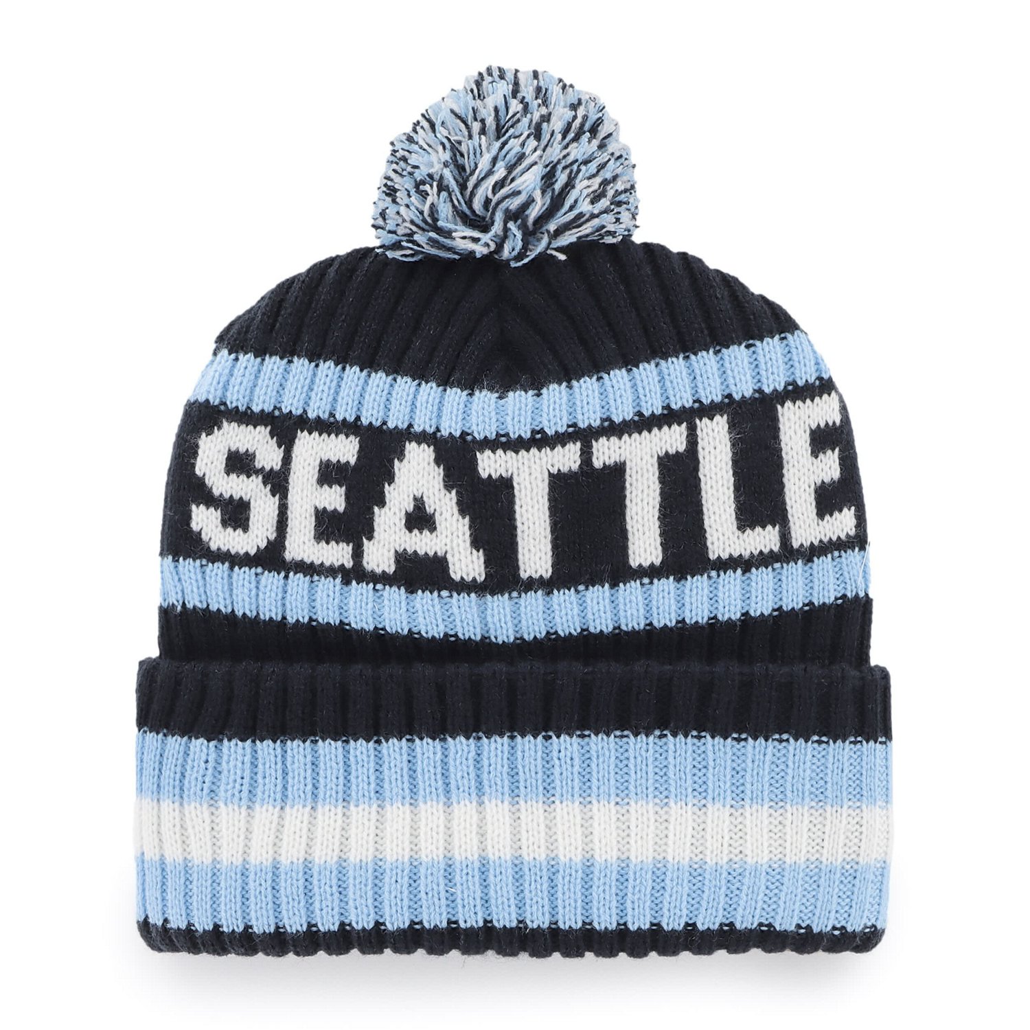 '47 Seattle Kraken Bering Cuffed Knit Hat with Pom                                                                               - view number 2
