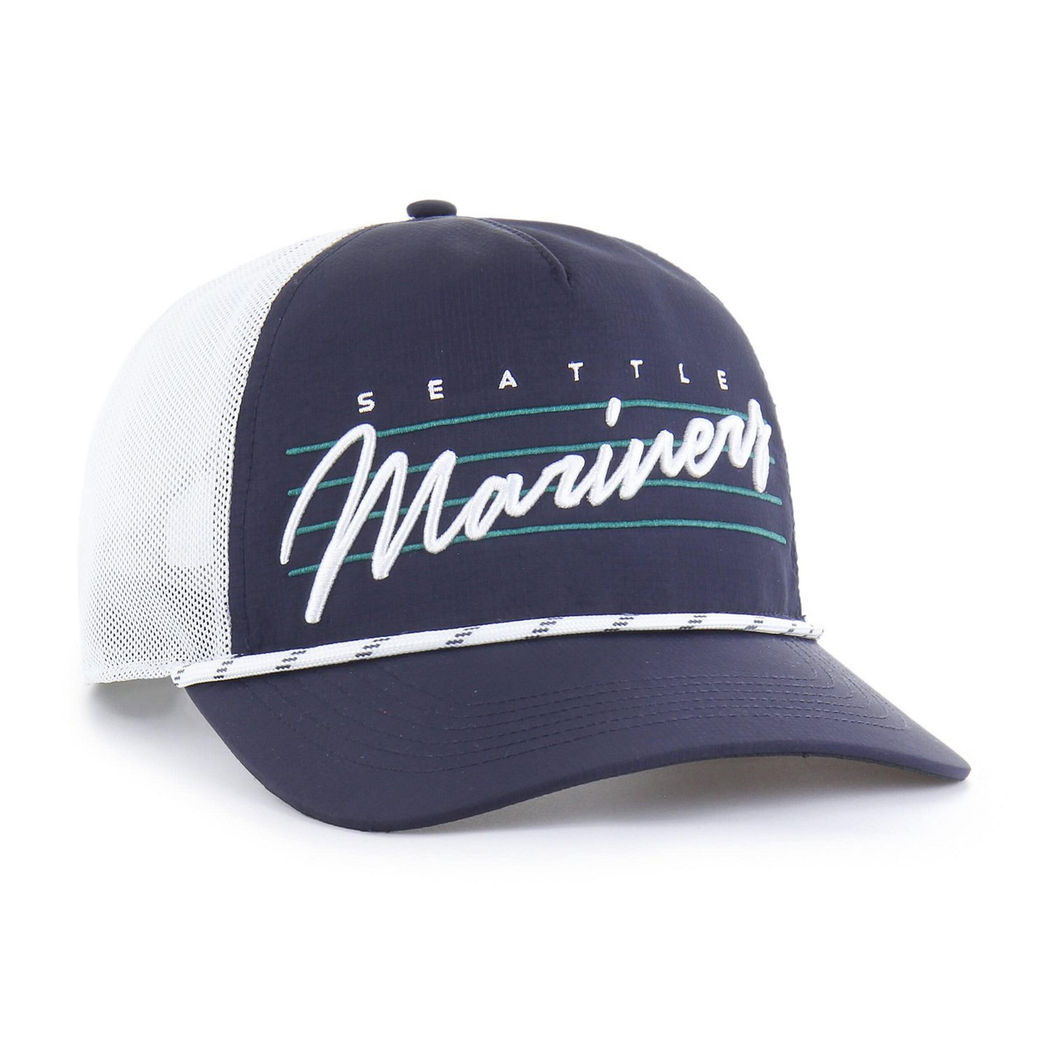 '47 Seattle Mariners Brrr Downburst Mesh Hitch Adjustable Hat - view number 2