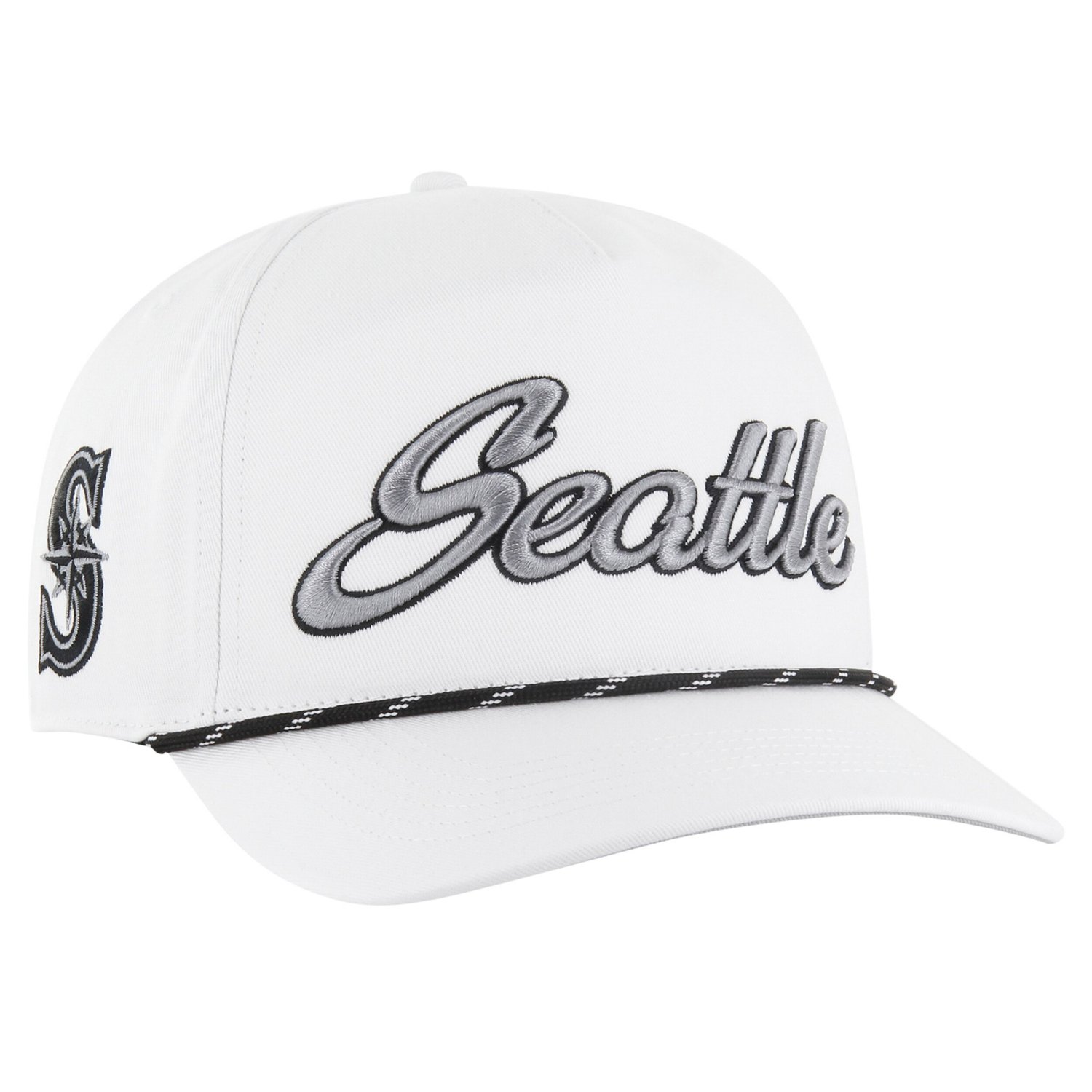 '47 Seattle Mariners Overhand Speckle Hitch Rope Adjustable Hat