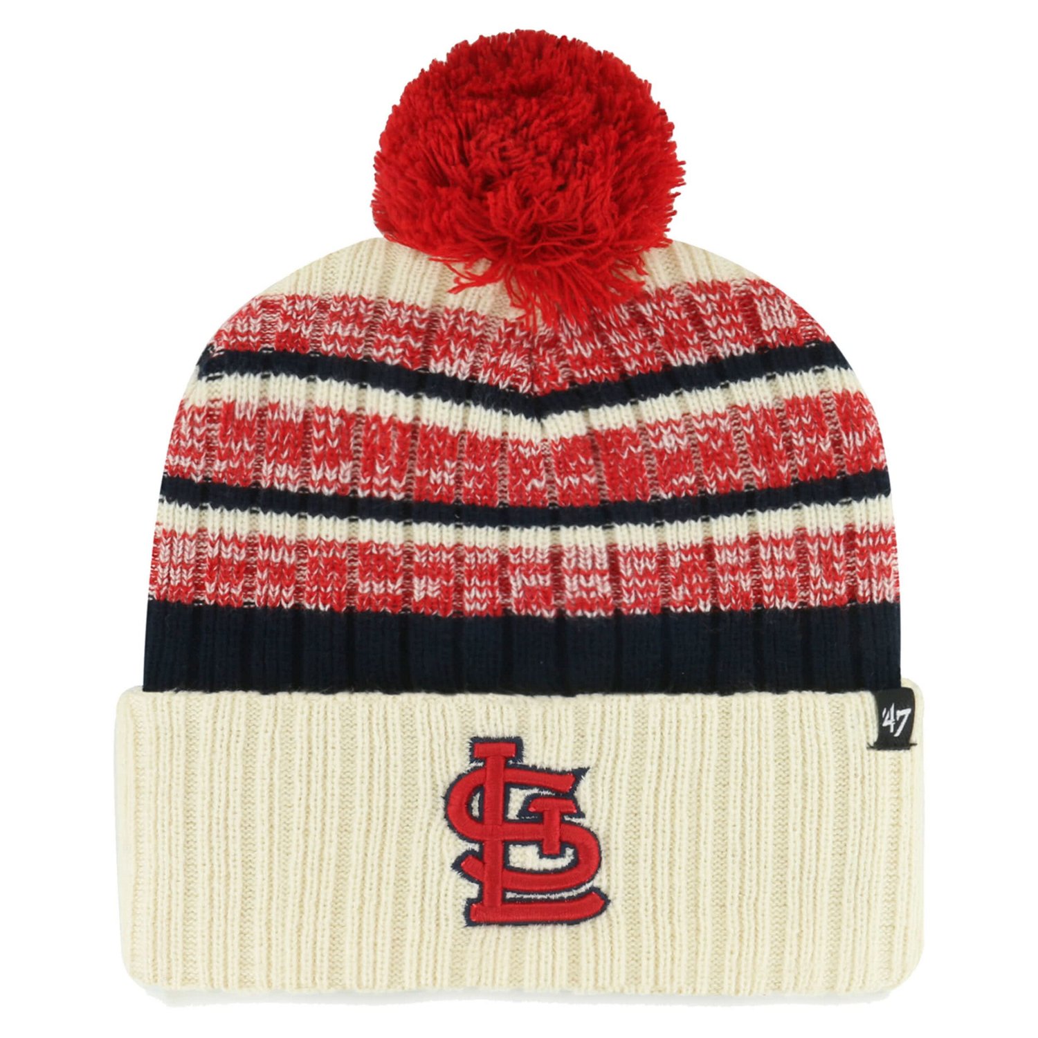 '47 St Louis Cardinals Tavern Cuffed Knit Hat with Pom                                                                           - view number 1