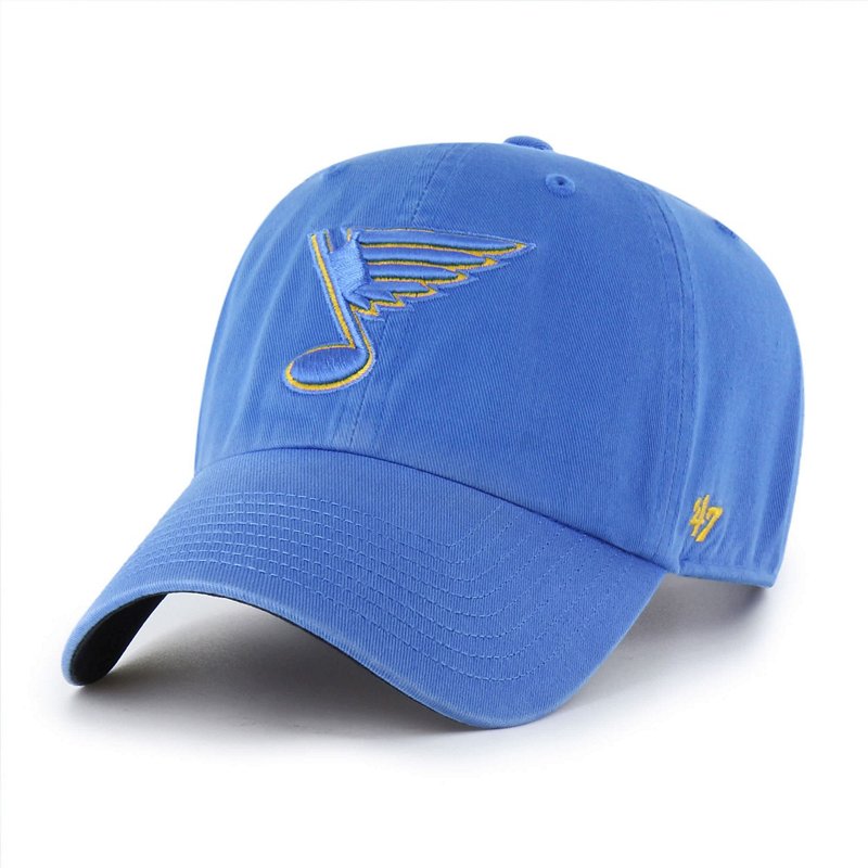 '47 Brand Men's Blue St. Louis Blues Core Logo Clean Up Adjustable Hat - Blue