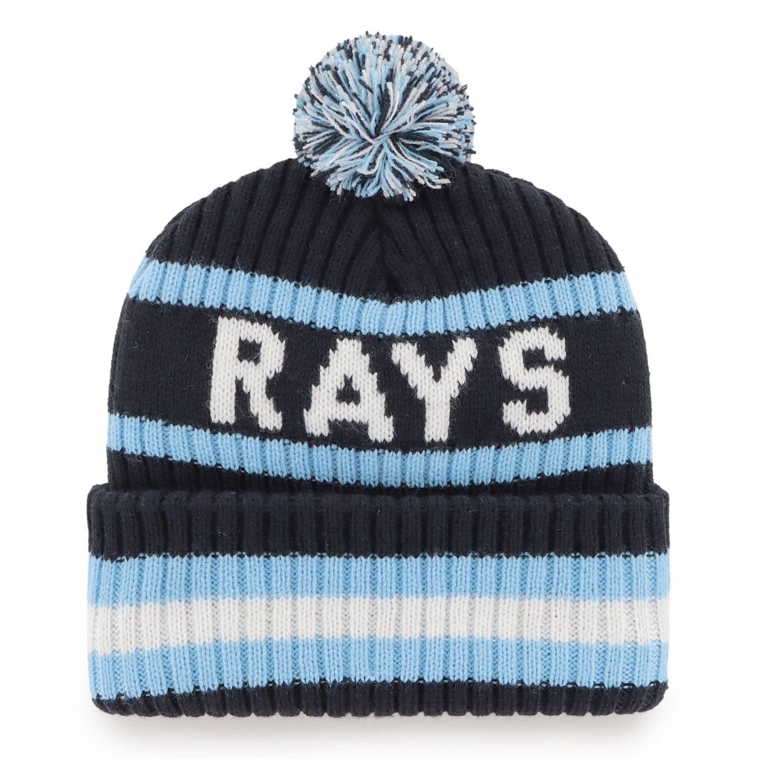 '47 Tampa Bay Rays Bering Cuffed Knit Hat with Pom