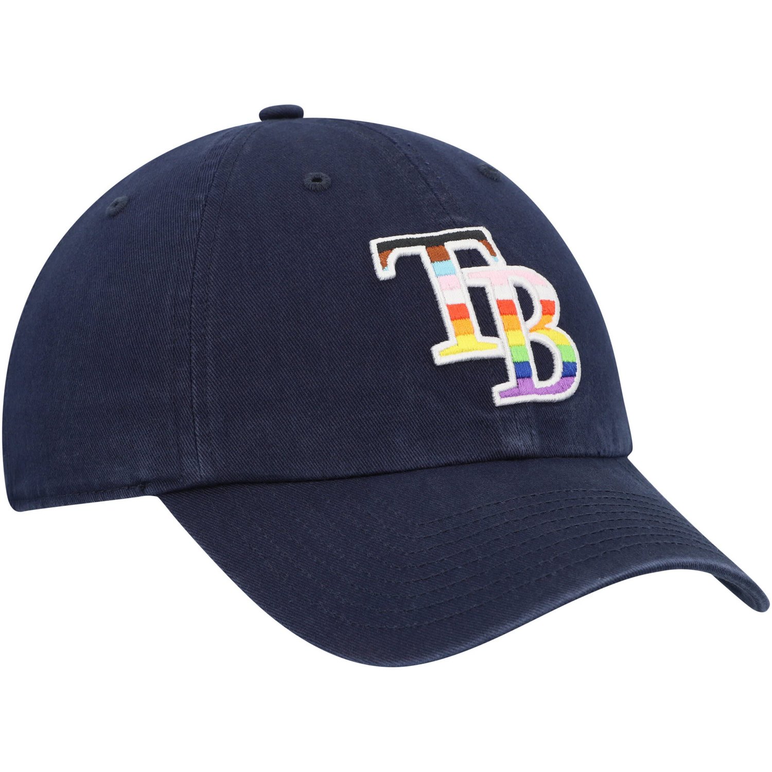 '47 Tampa Bay Rays Team Pride Clean Up Adjustable Hat                                                                            - view number 3