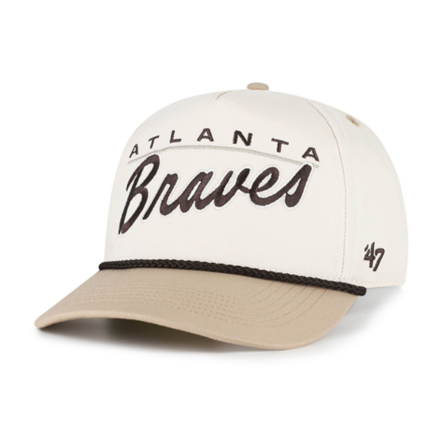 '47 Tan Atlanta Braves Neutral Terrain Hitch Rope Adjustable Hat