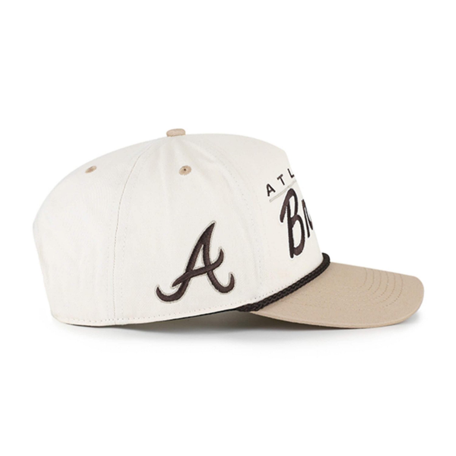 '47 Tan Atlanta Braves Neutral Terrain Hitch Rope Adjustable Hat
