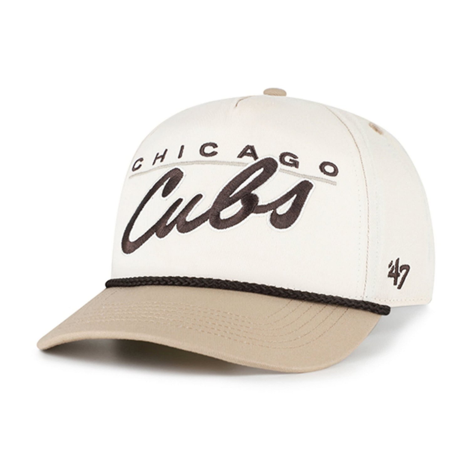 '47 Tan Chicago Cubs Neutral Terrain Hitch Rope Adjustable Hat - view number 2