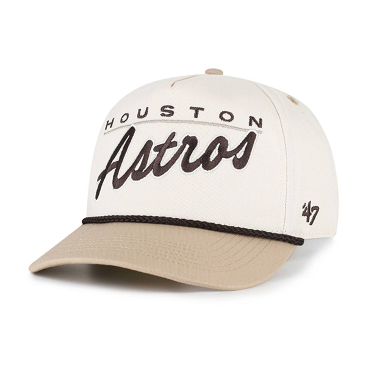 '47 Tan Houston Astros Neutral Terrain Hitch Rope Adjustable Hat - view number 2