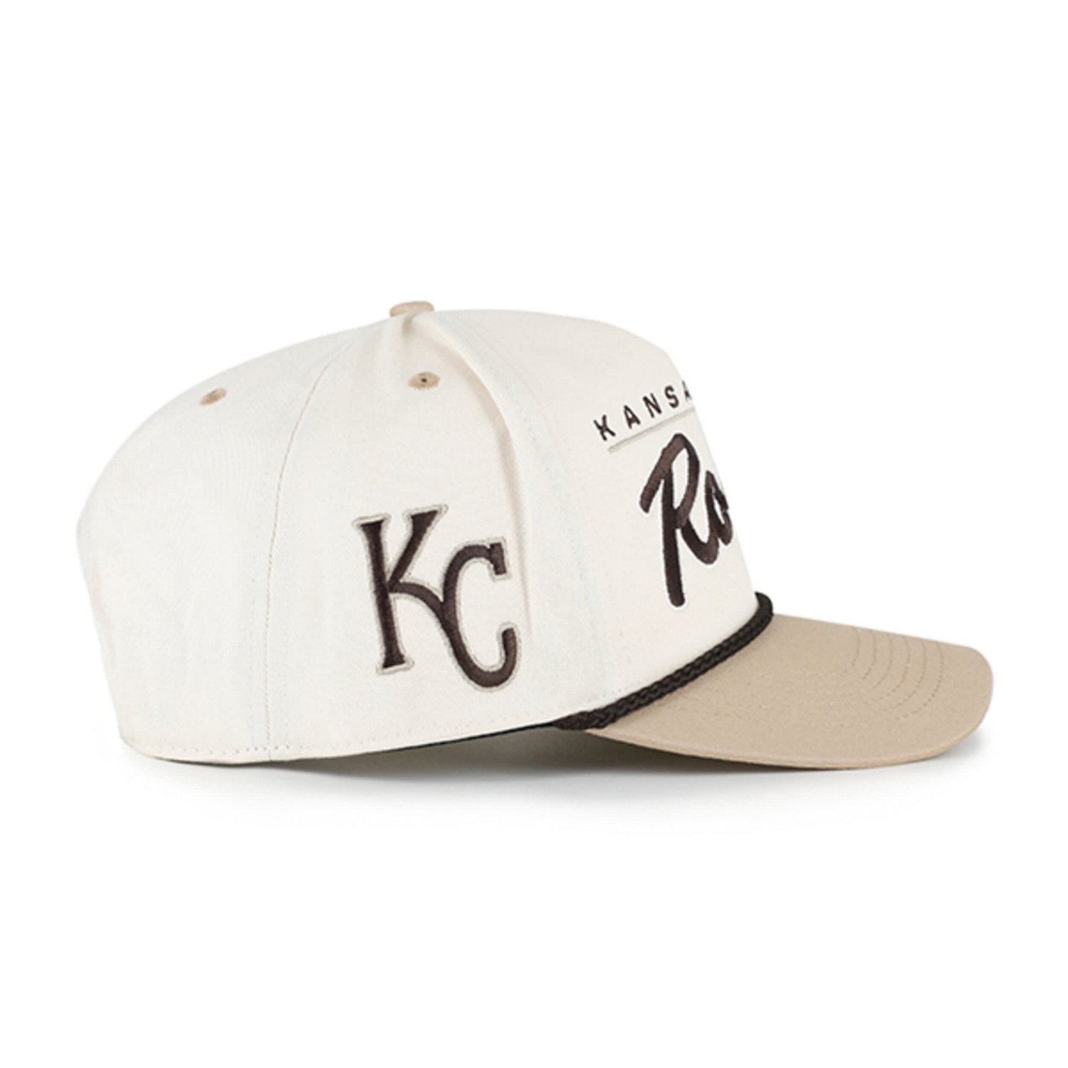 '47 Tan Kansas City Royals Neutral Terrain Hitch Rope Adjustable Hat