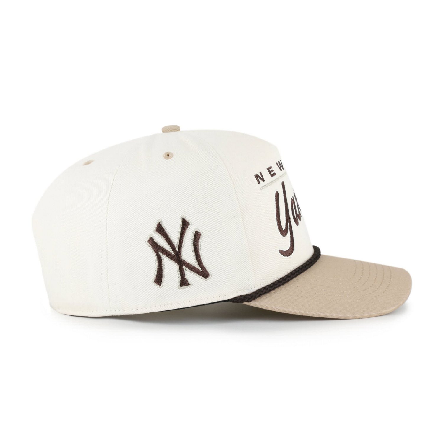 '47 Tan New York Yankees Neutral Terrain Hitch Rope Adjustable Hat - view number 4